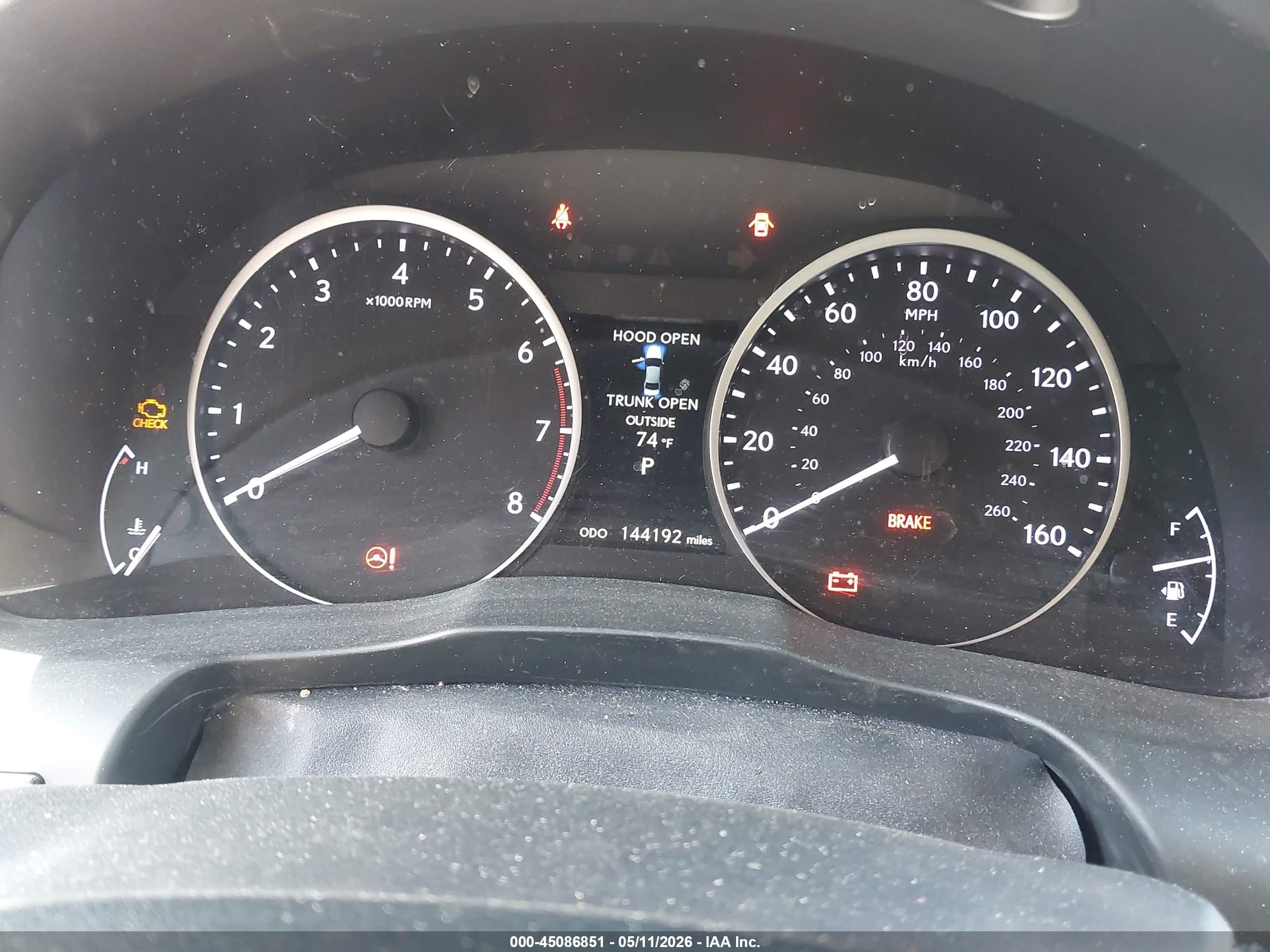 2013 Lexus Es 350   Gray vin: JTHBK1GGXD2032605