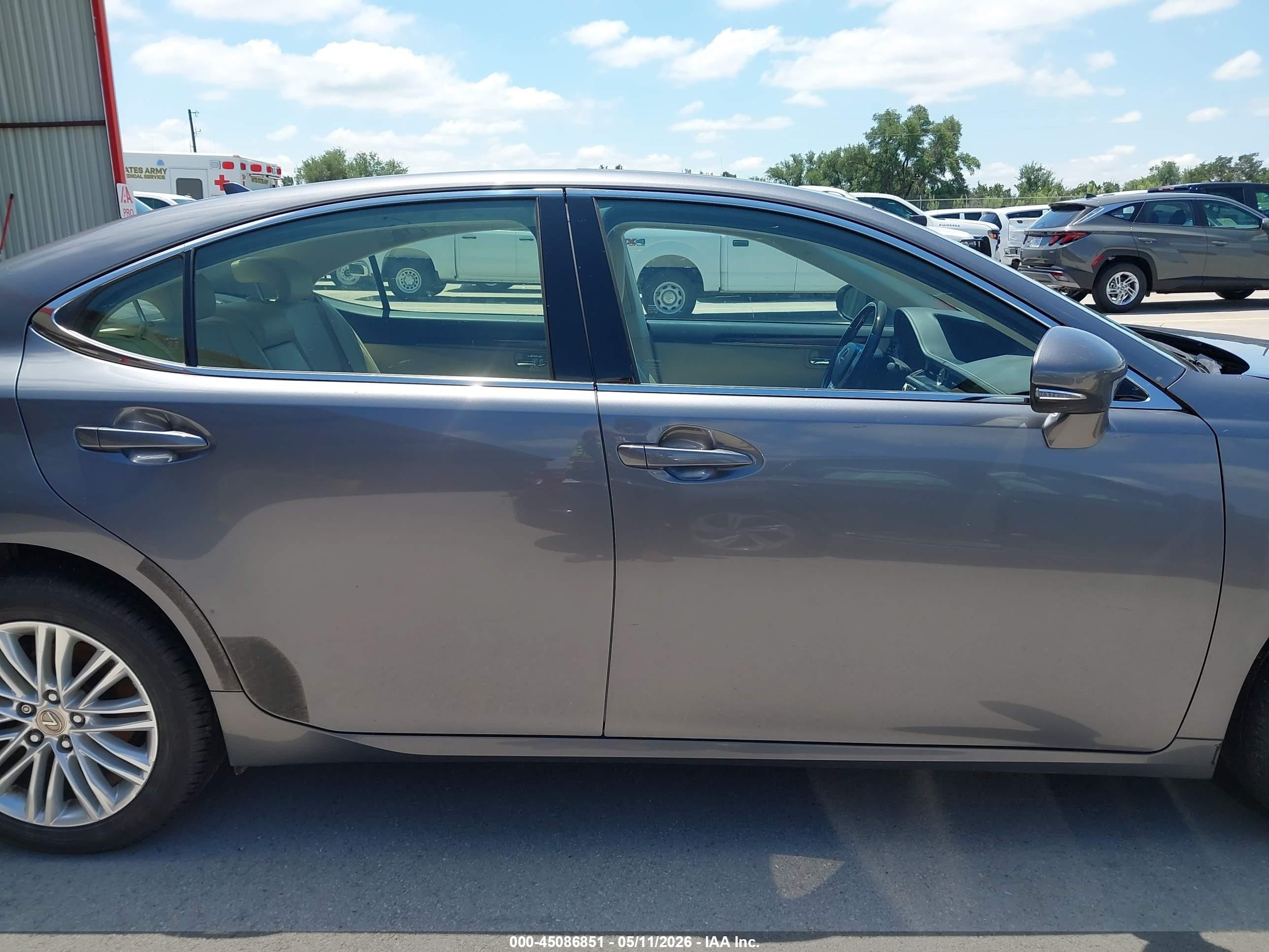 2013 Lexus Es 350   Gray vin: JTHBK1GGXD2032605