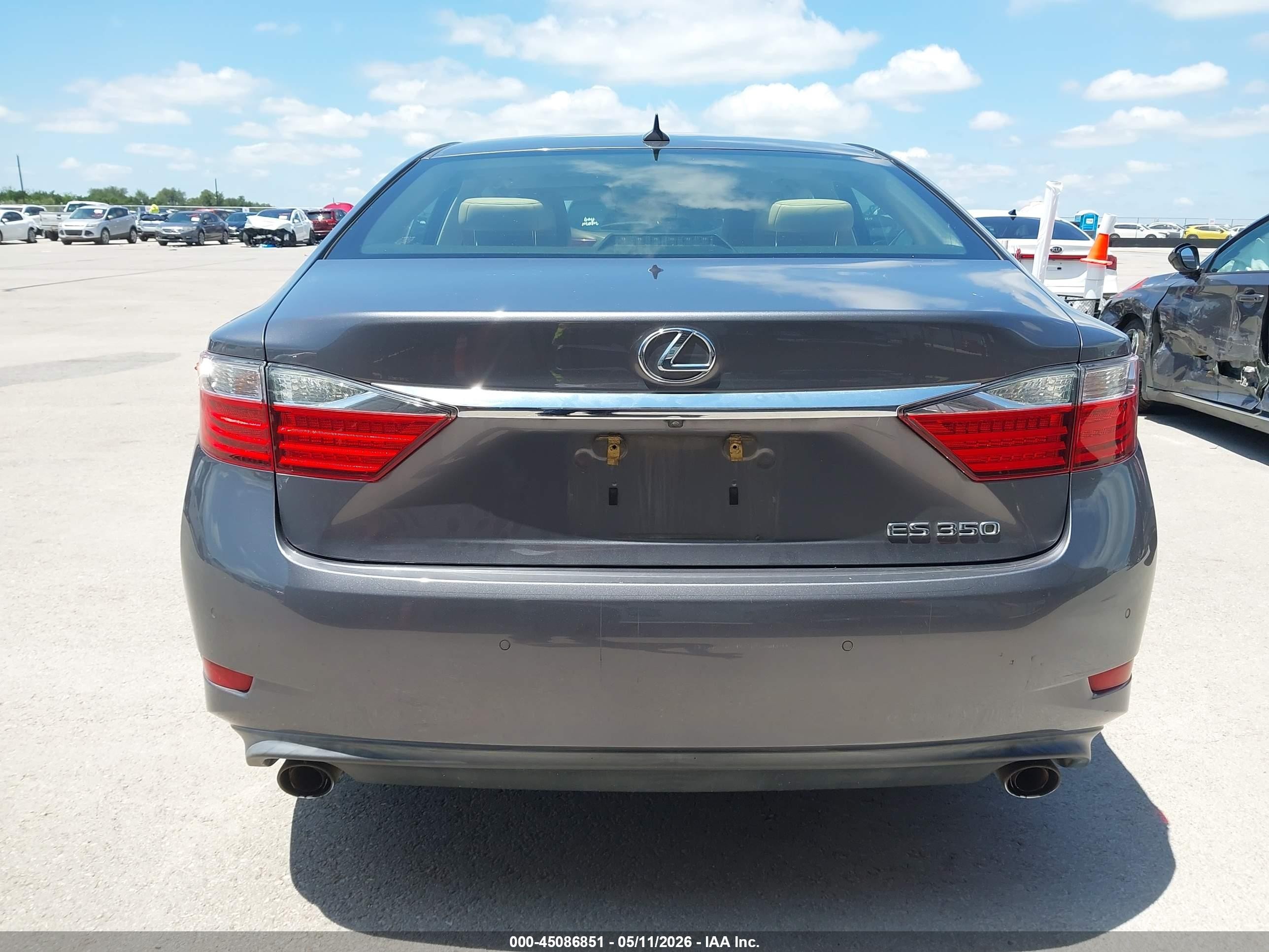 2013 Lexus Es 350   Gray vin: JTHBK1GGXD2032605