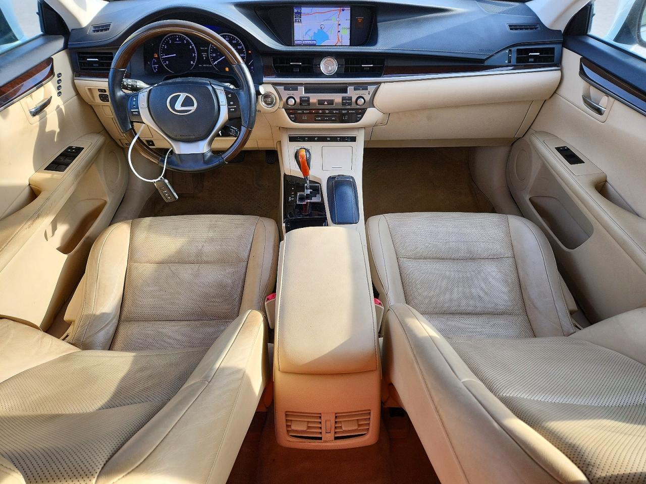 2013 Lexus Es 350 White vin: JTHBK1GGXD2037738