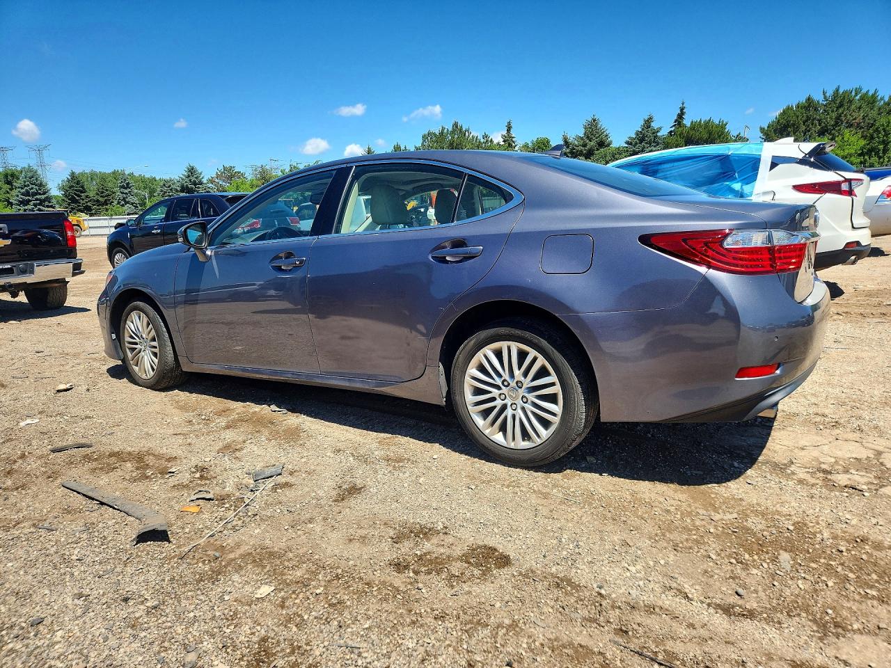 2013 Lexus Es 350 Gray vin: JTHBK1GGXD2043894
