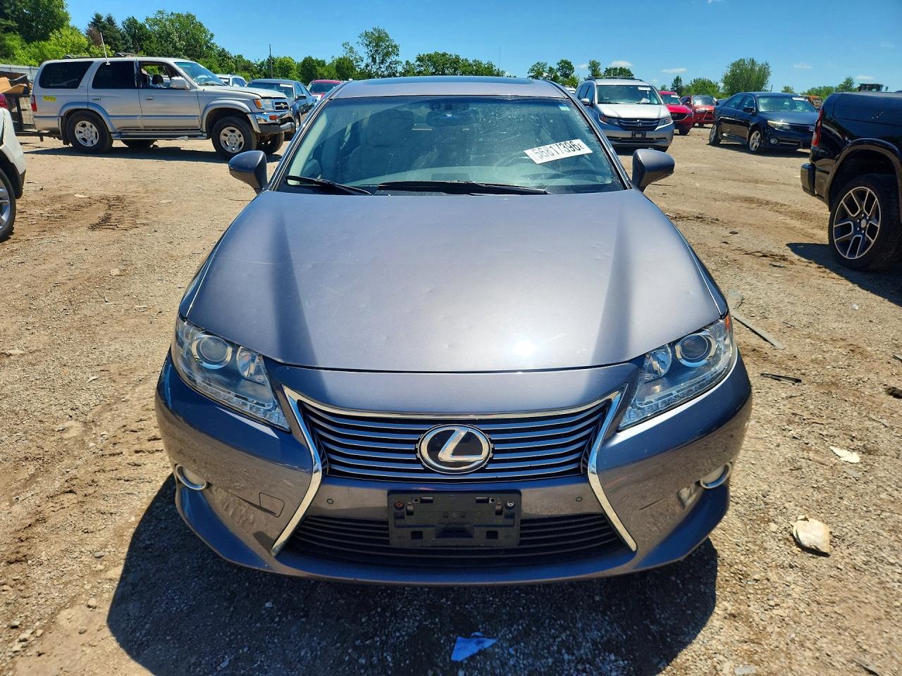 2013 Lexus Es 350 Gray vin: JTHBK1GGXD2043894