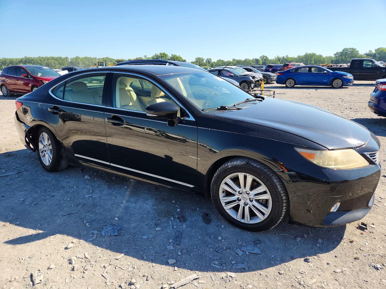 2013 Lexus Es 350 Black vin: JTHBK1GGXD2046584