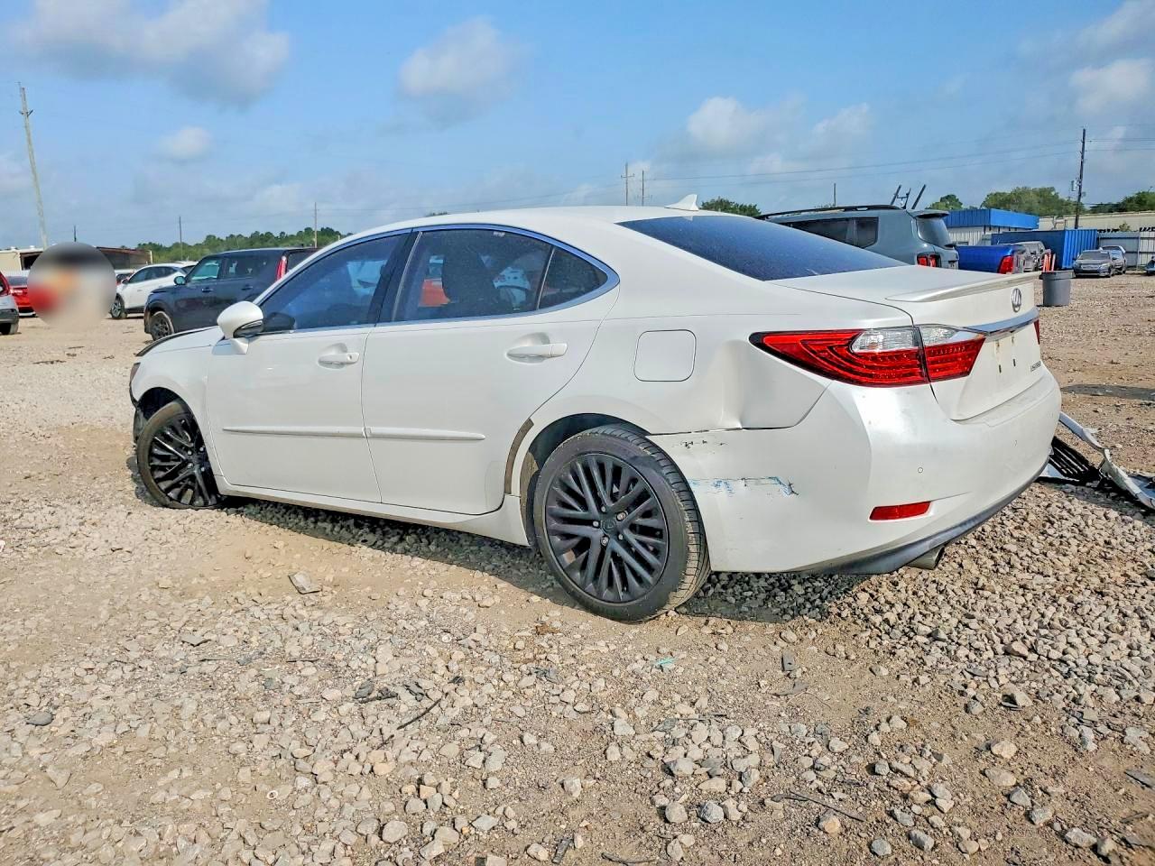 2013 Lexus Es 350 White vin: JTHBK1GGXD2046990