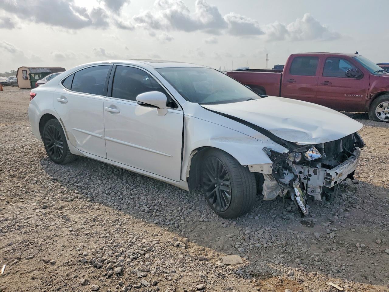 2013 Lexus Es 350 White vin: JTHBK1GGXD2046990