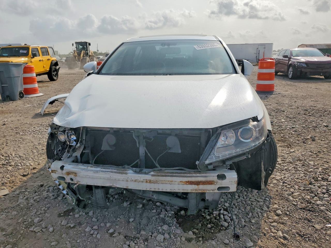 2013 Lexus Es 350 White vin: JTHBK1GGXD2046990