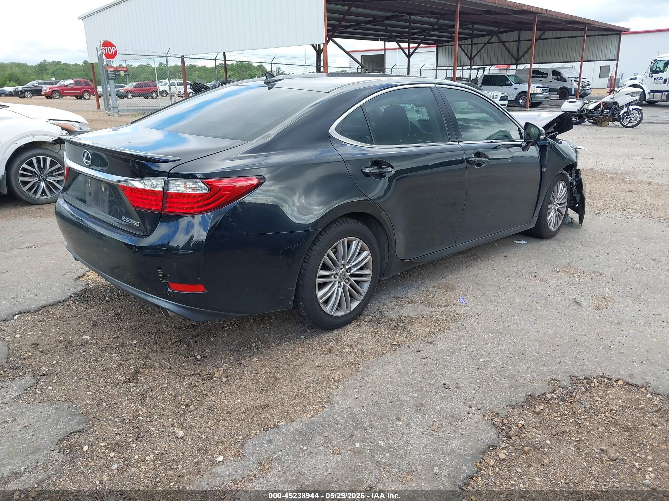 2013 Lexus Es 350   Black vin: JTHBK1GGXD2048433