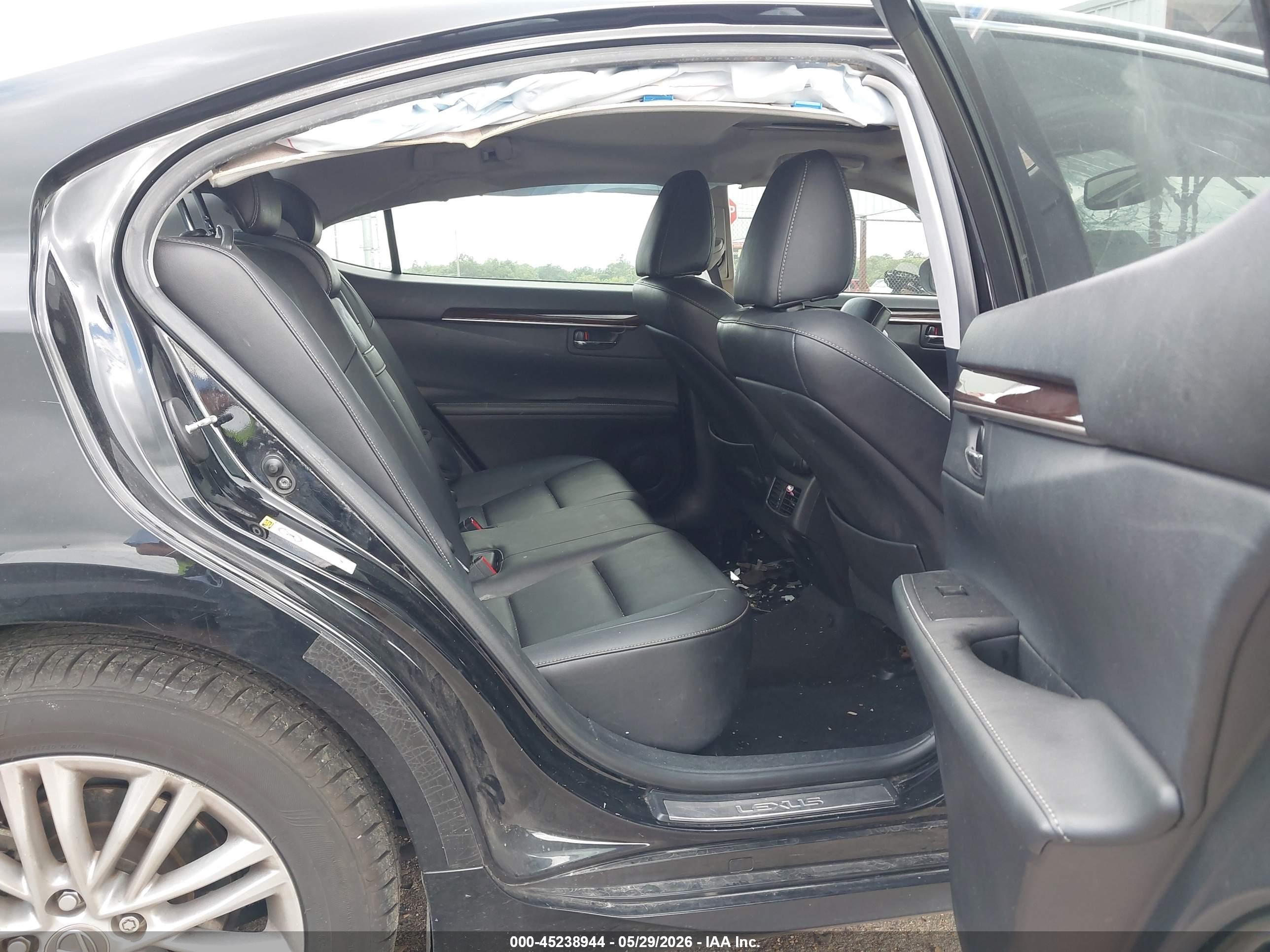 2013 Lexus Es 350   Black vin: JTHBK1GGXD2048433