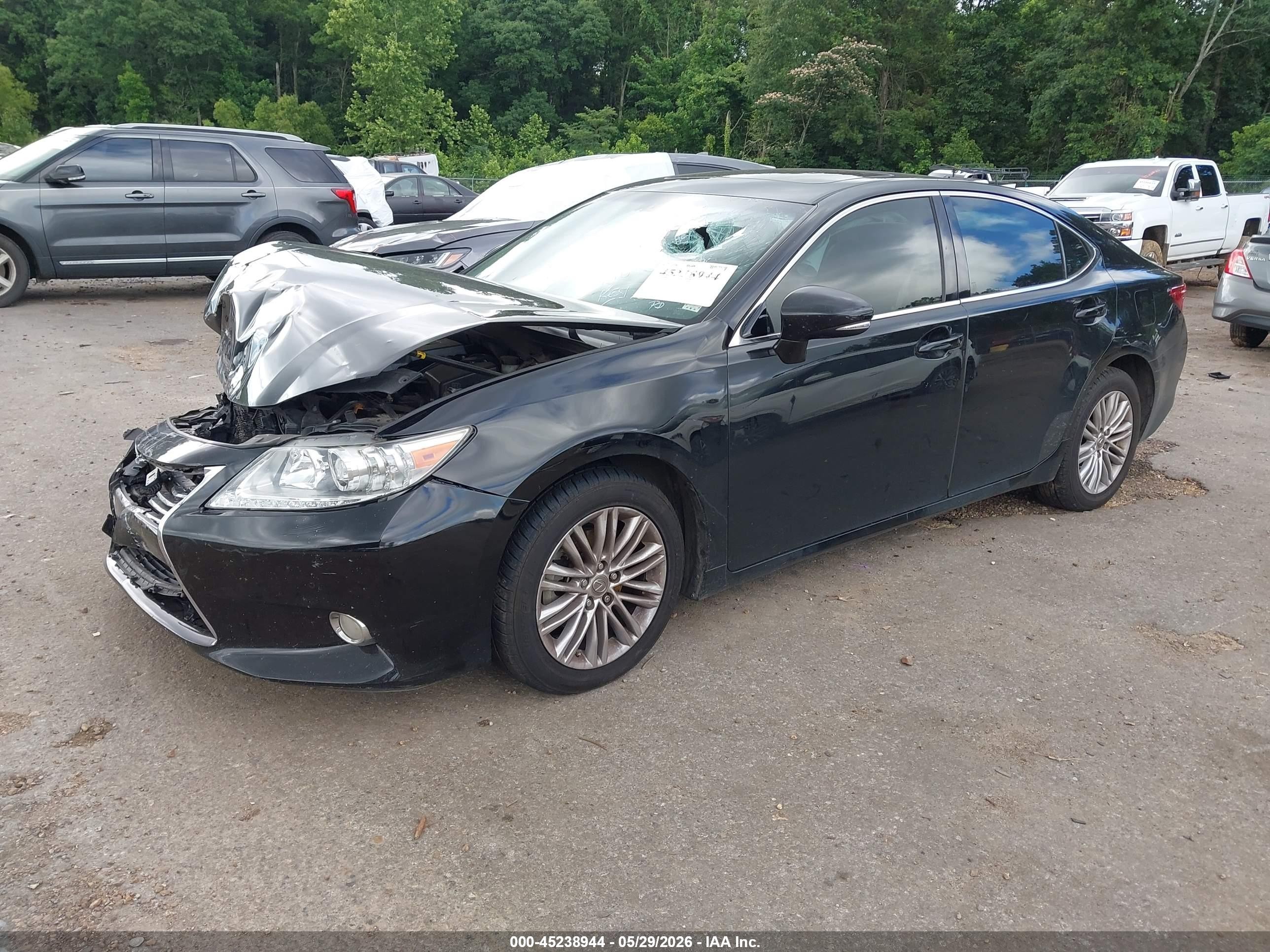 2013 Lexus Es 350   Black vin: JTHBK1GGXD2048433