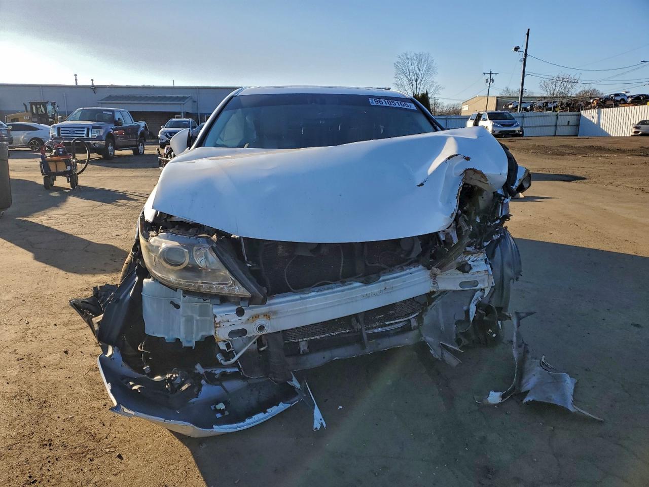 2013 Lexus Es 350 White vin: JTHBK1GGXD2063708