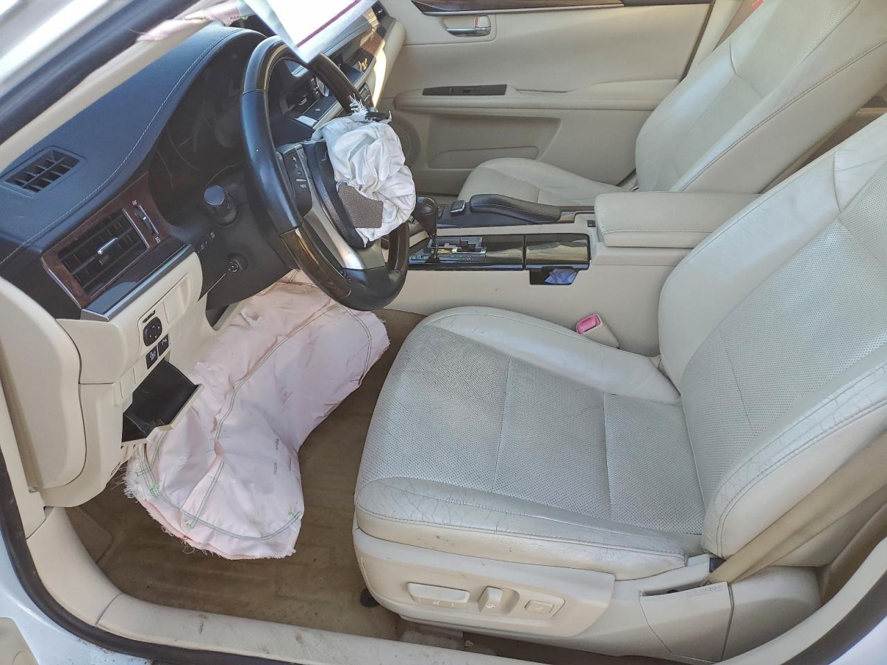 2013 Lexus Es 350 White vin: JTHBK1GGXD2063708