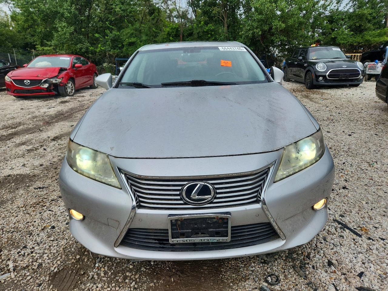2013 Lexus Es 350 Silver vin: JTHBK1GGXD2067869