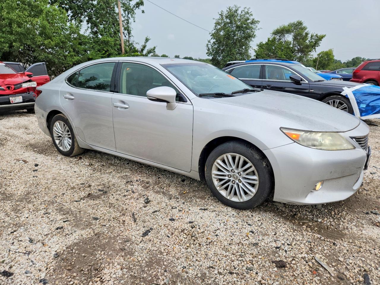 2013 Lexus Es 350 Silver vin: JTHBK1GGXD2067869