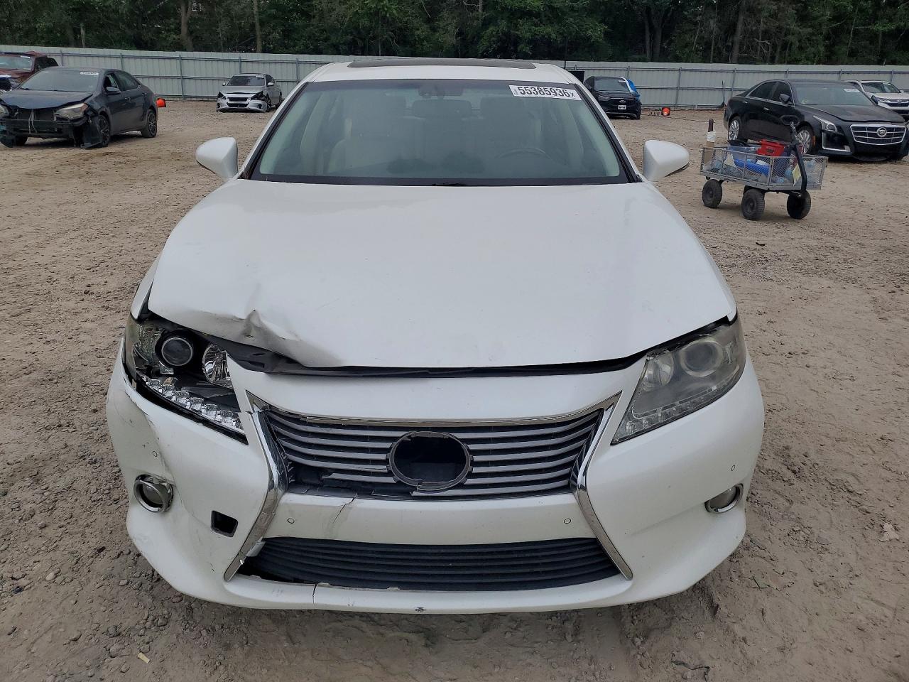 2013 Lexus Es 350 White vin: JTHBK1GGXD2071288