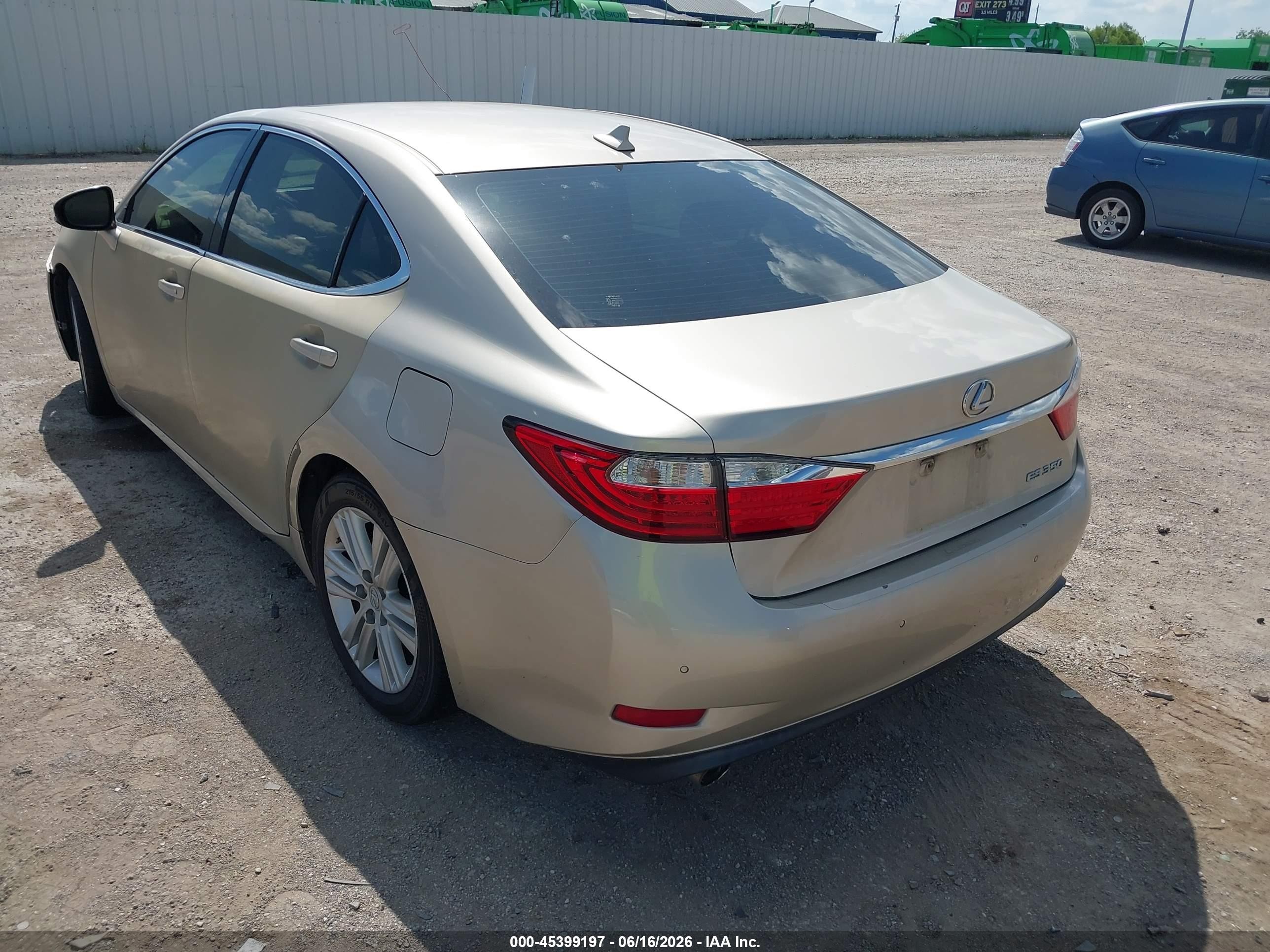 2013 Lexus Es 350   Золотой vin: JTHBK1GGXD2072392