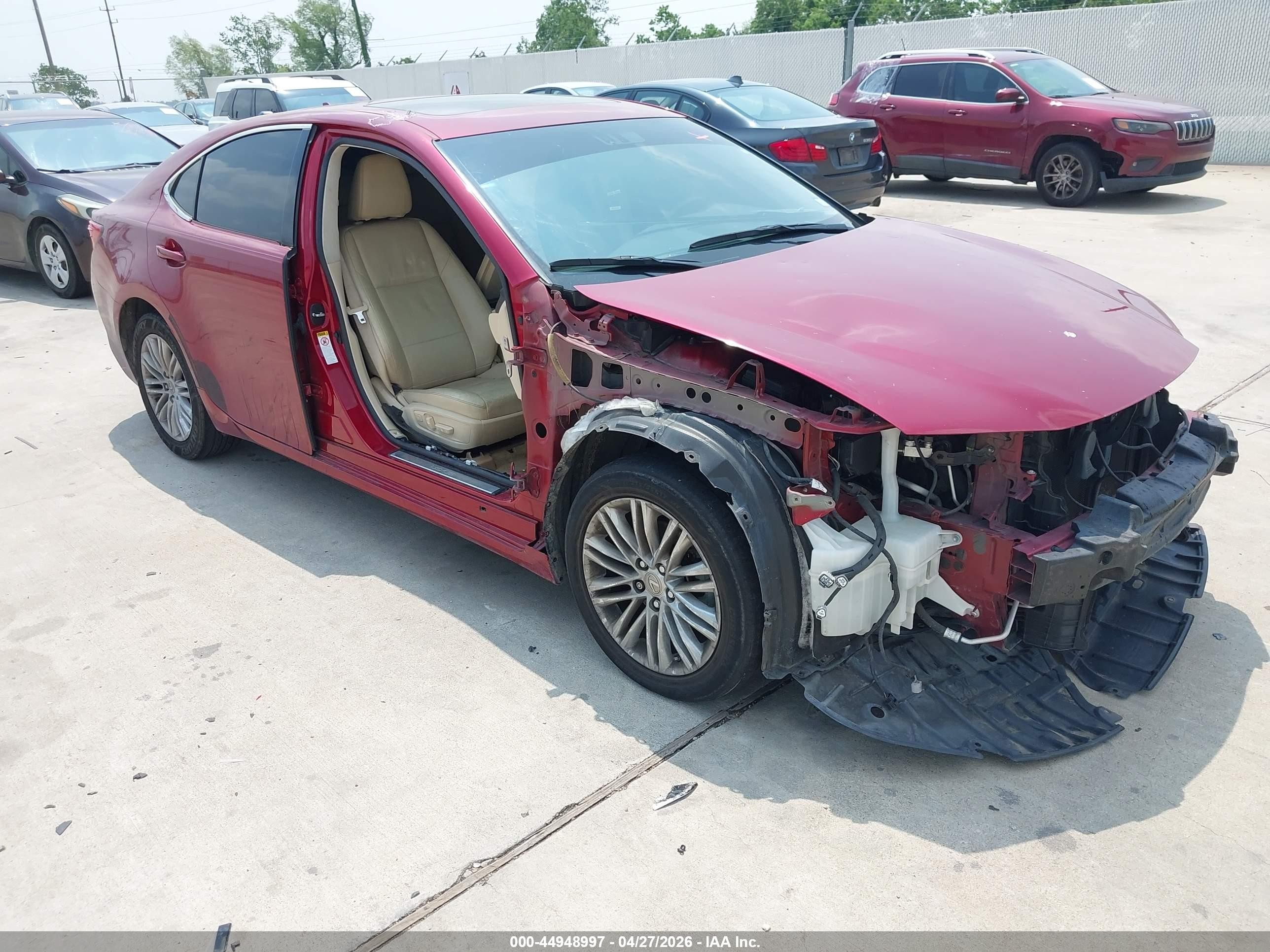 2013 Lexus Es 350   Red vin: JTHBK1GGXD2075714