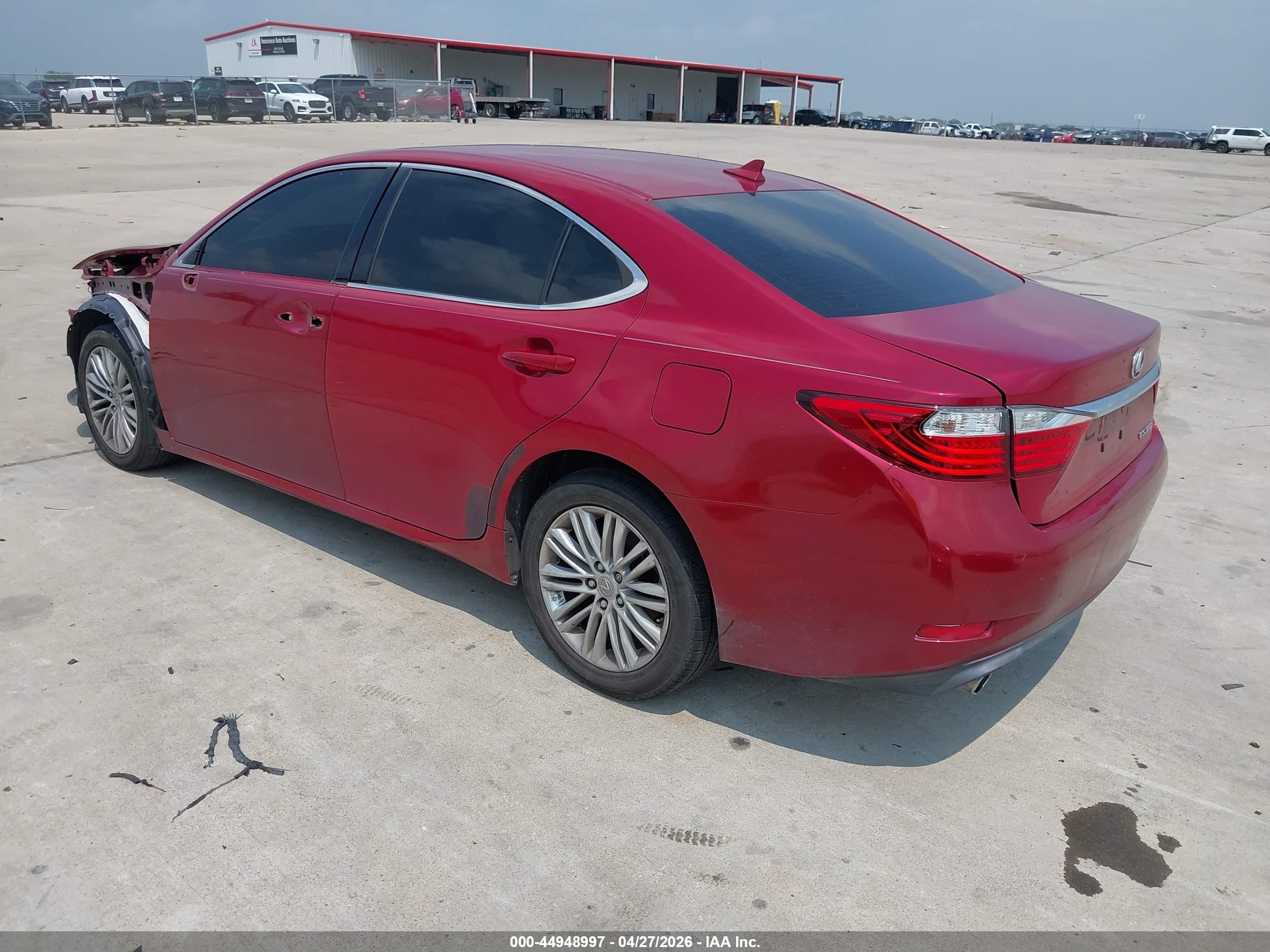 2013 Lexus Es 350   Red vin: JTHBK1GGXD2075714