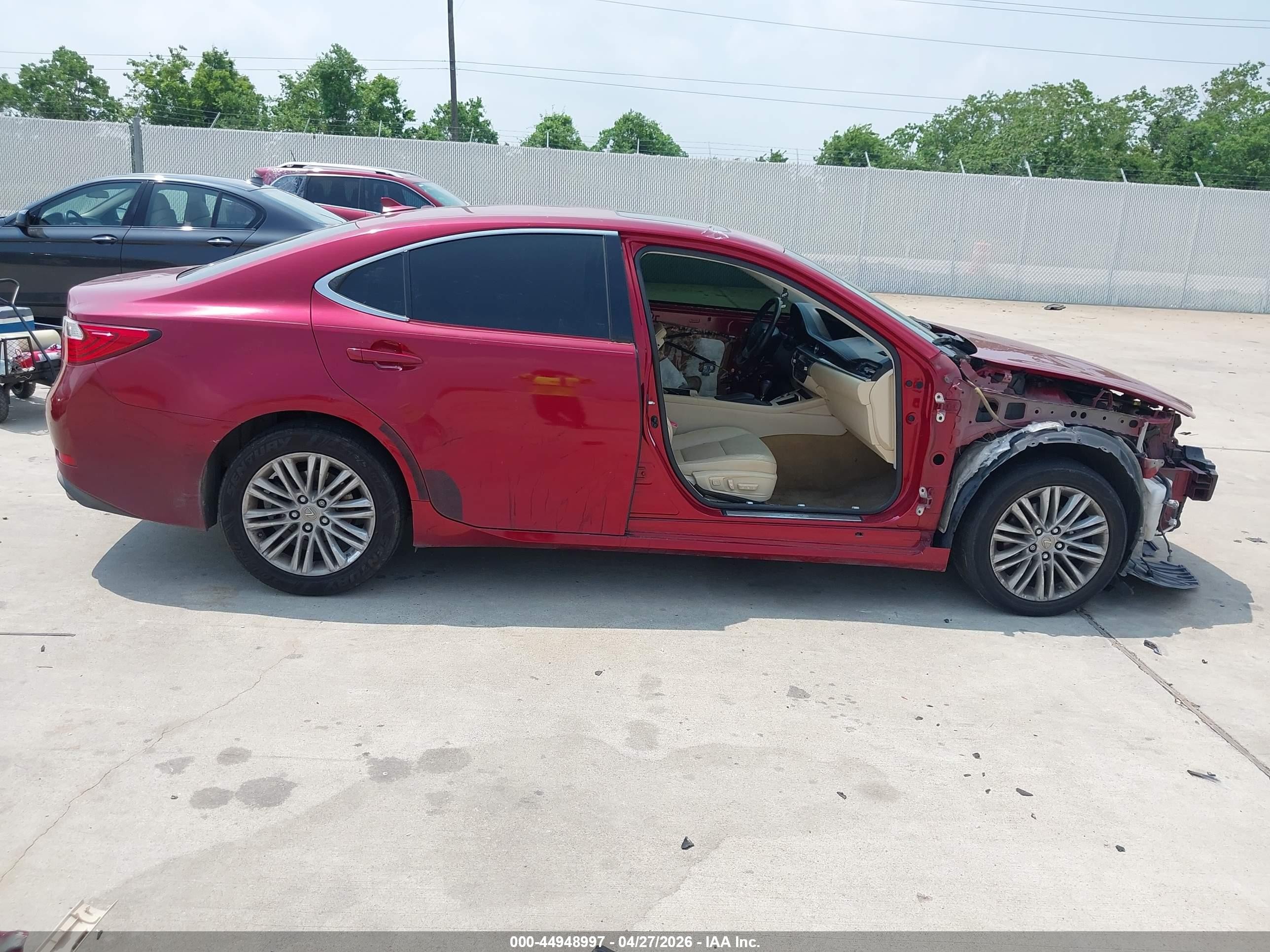2013 Lexus Es 350   Red vin: JTHBK1GGXD2075714