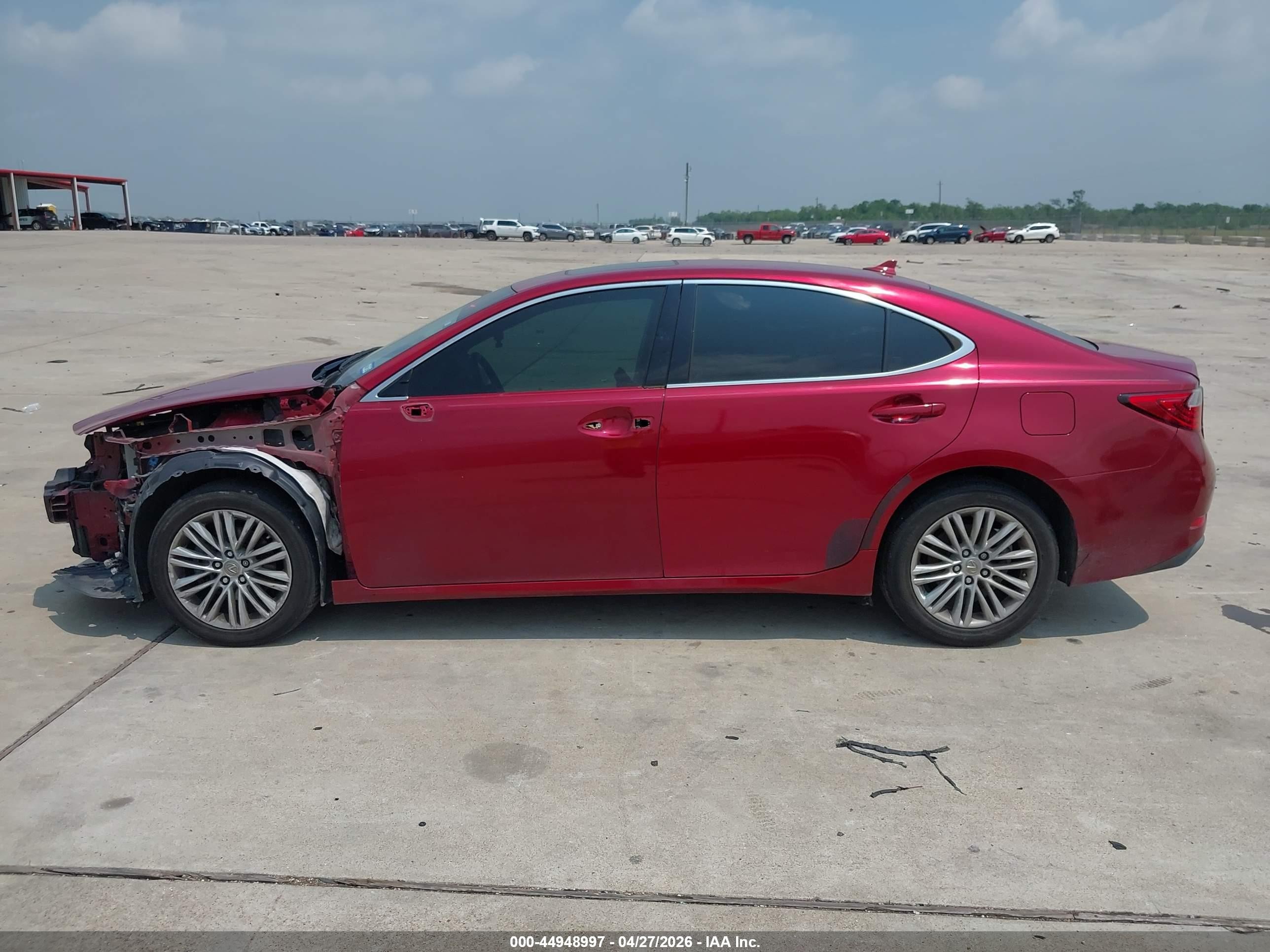 2013 Lexus Es 350   Red vin: JTHBK1GGXD2075714