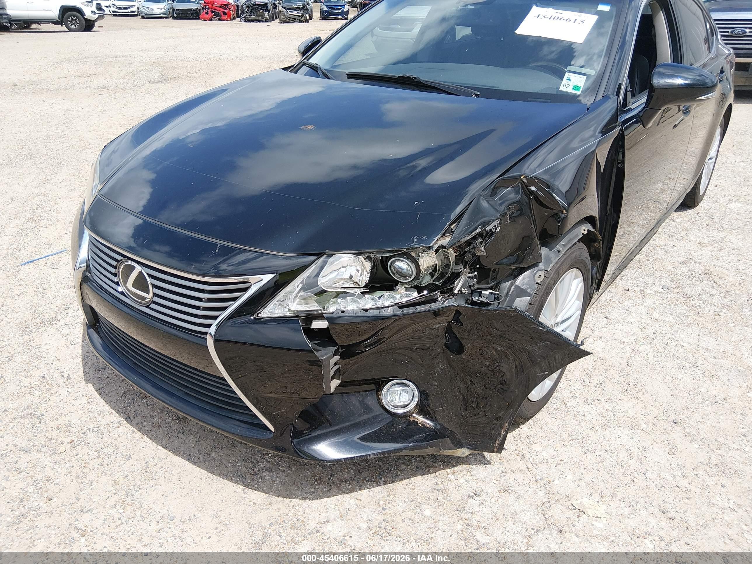 2014 Lexus Es 350   Black vin: JTHBK1GGXE2091008