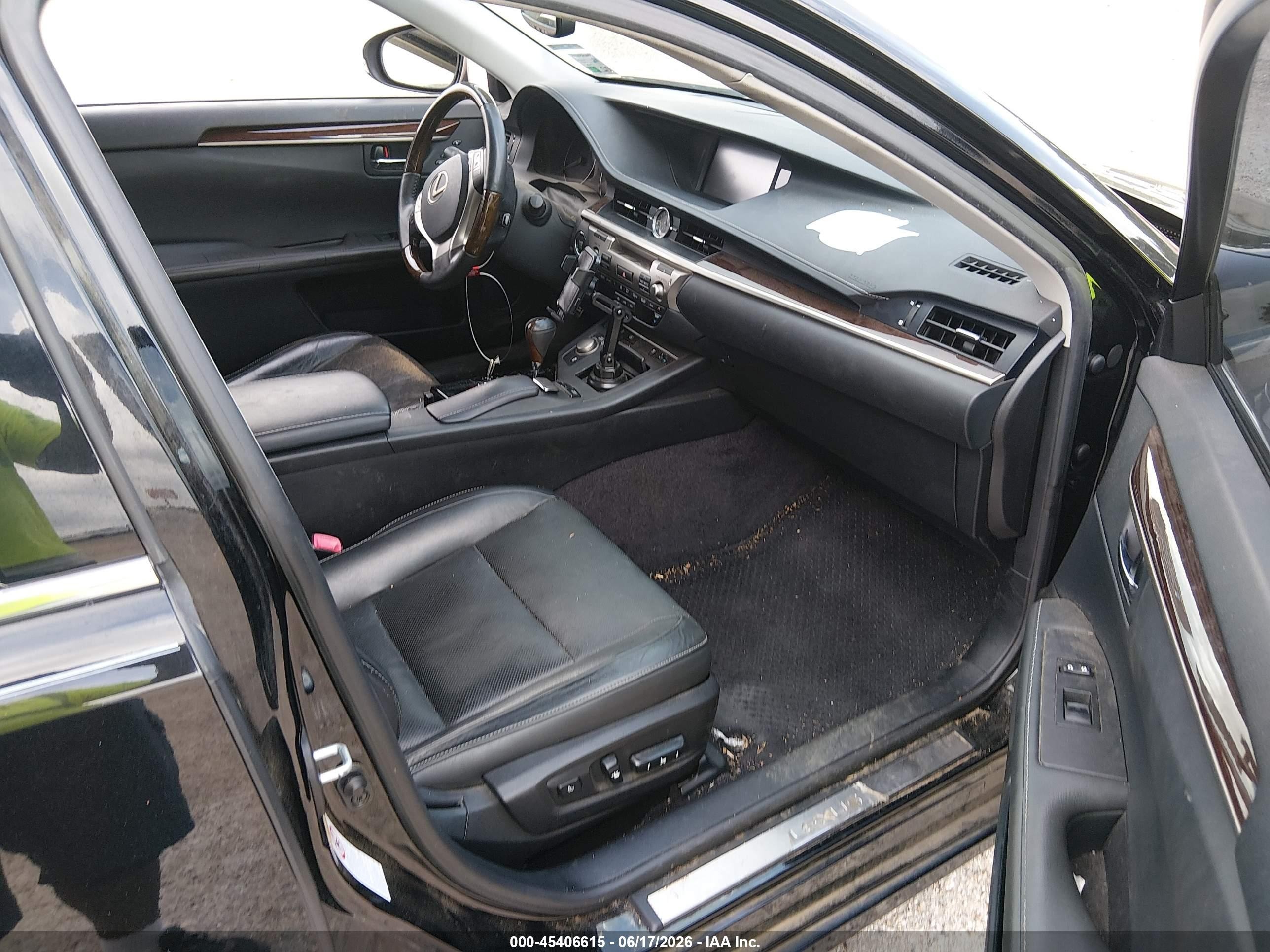 2014 Lexus Es 350   Black vin: JTHBK1GGXE2091008