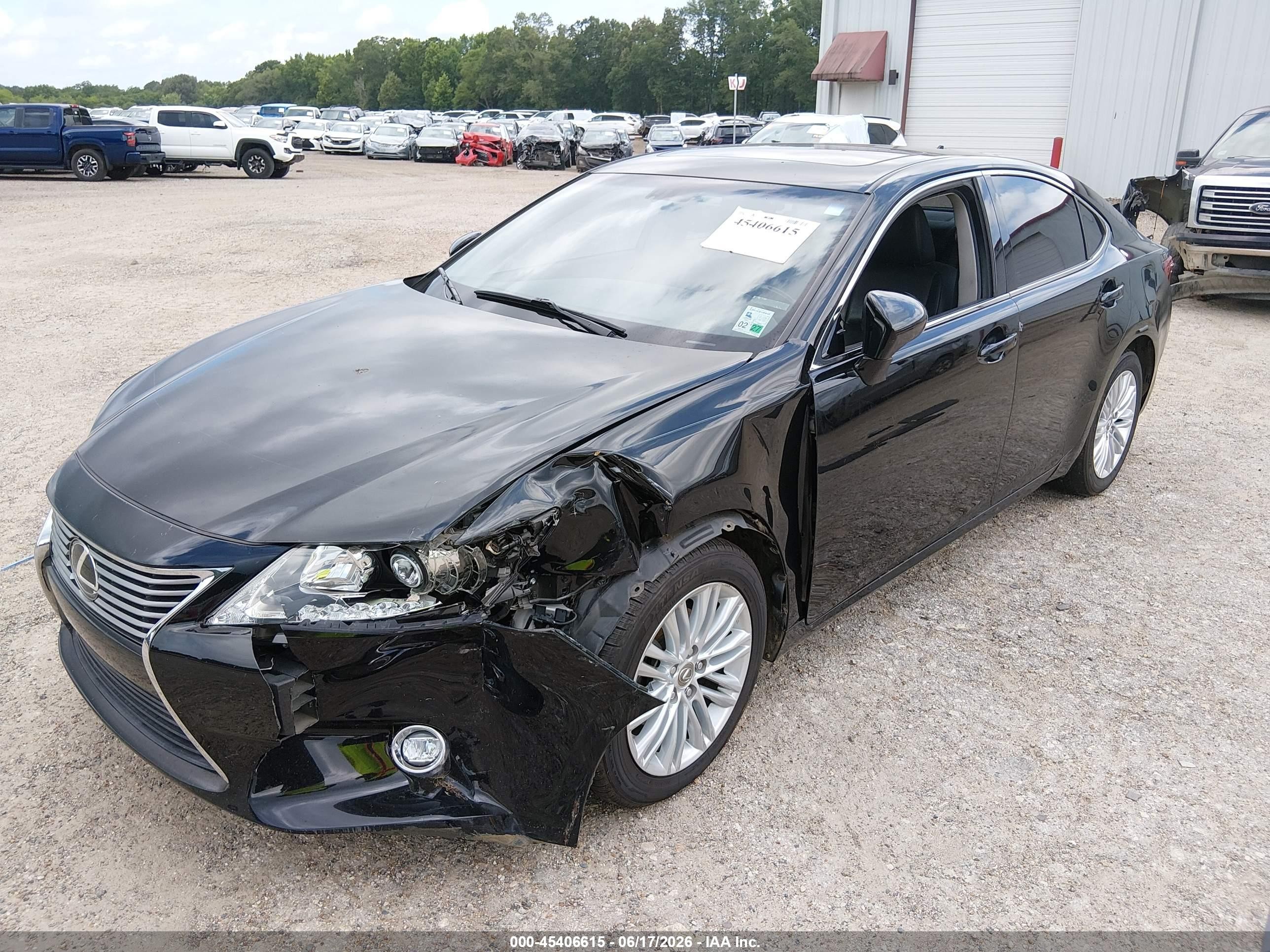 2014 Lexus Es 350   Black vin: JTHBK1GGXE2091008