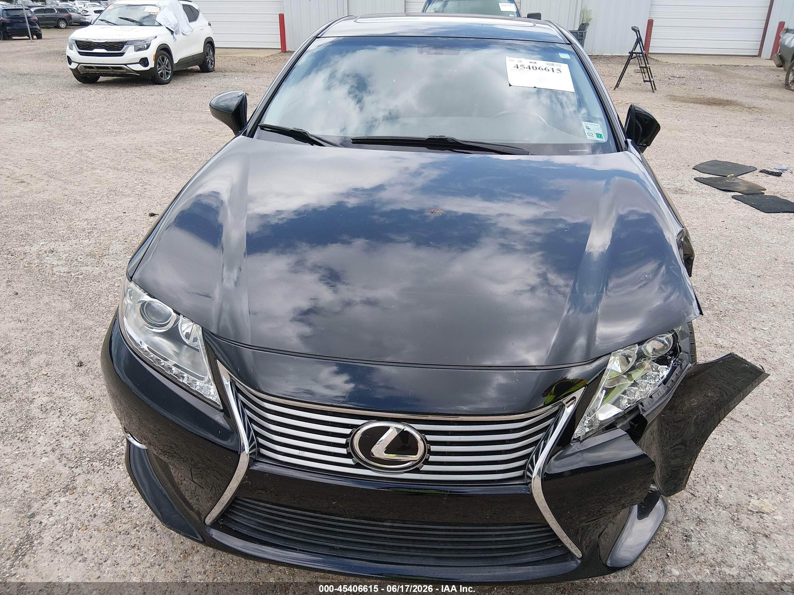2014 Lexus Es 350   Black vin: JTHBK1GGXE2091008