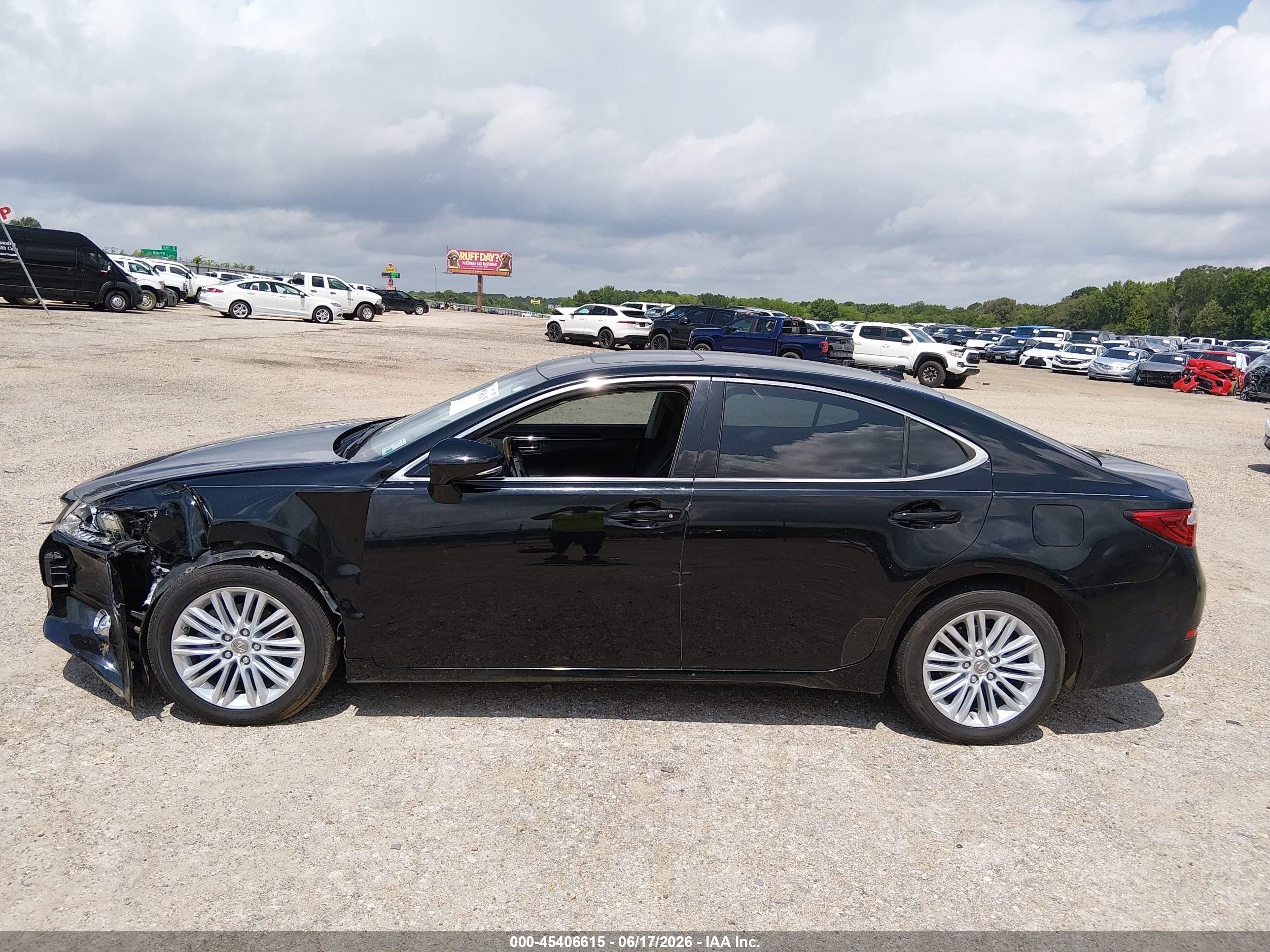 2014 Lexus Es 350   Black vin: JTHBK1GGXE2091008