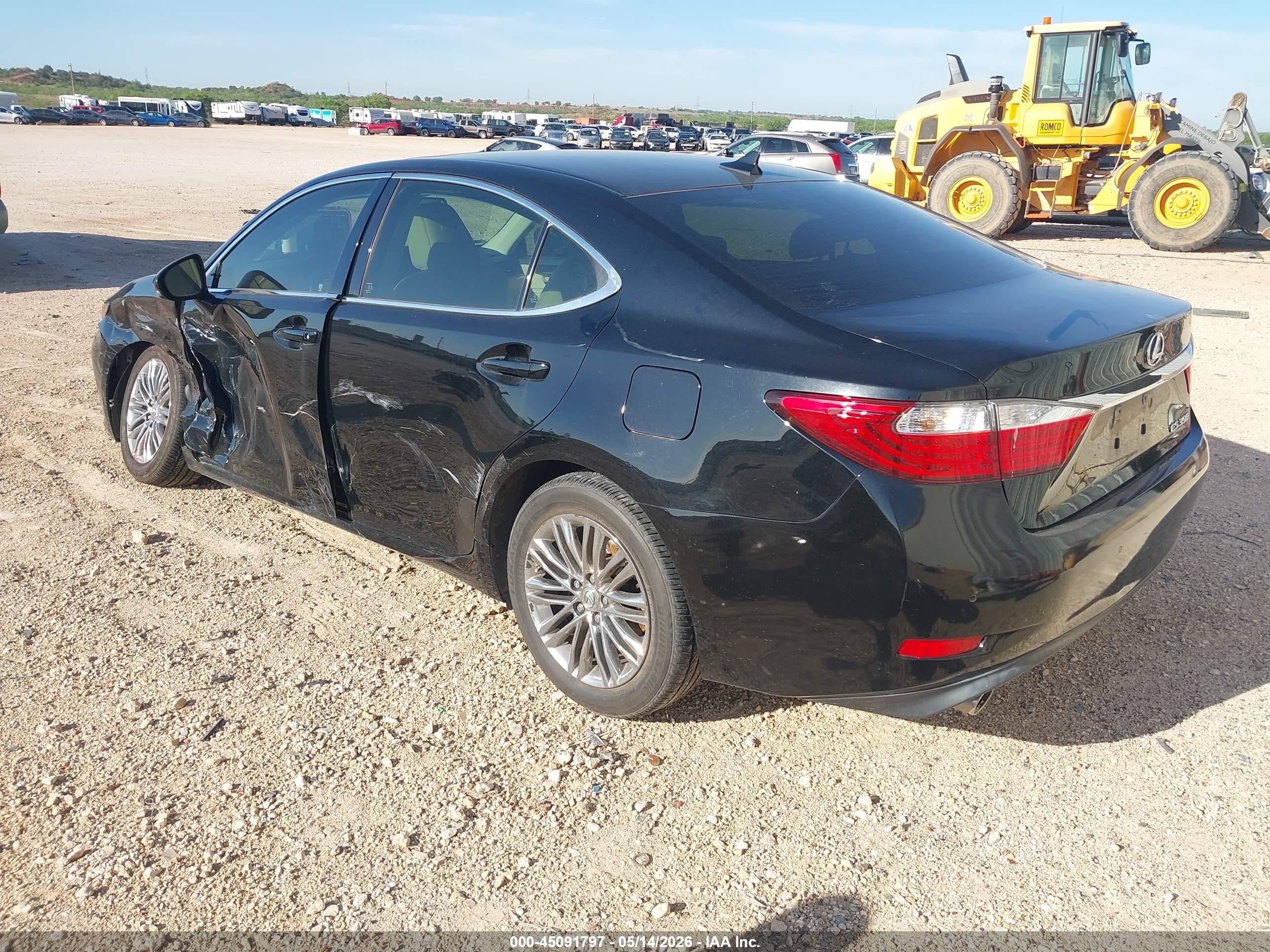 2014 Lexus Es 350   Black vin: JTHBK1GGXE2091333