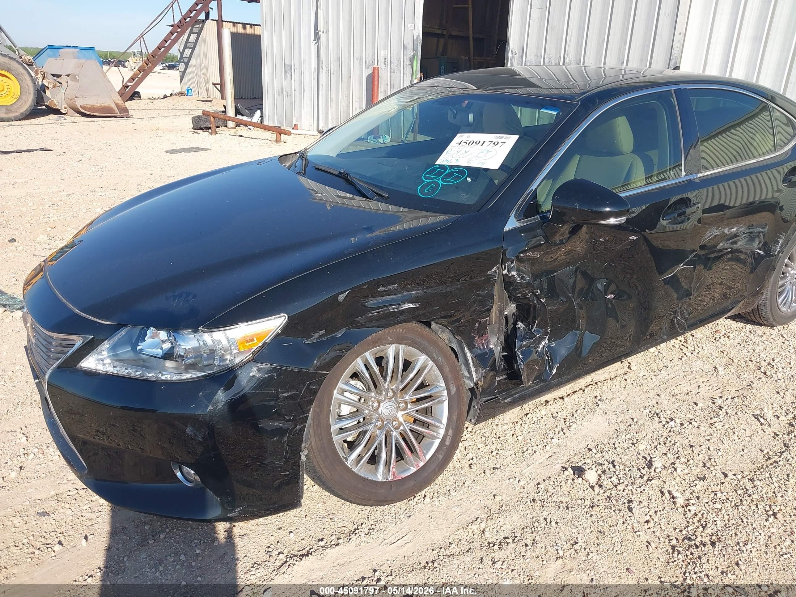 2014 Lexus Es 350   Black vin: JTHBK1GGXE2091333