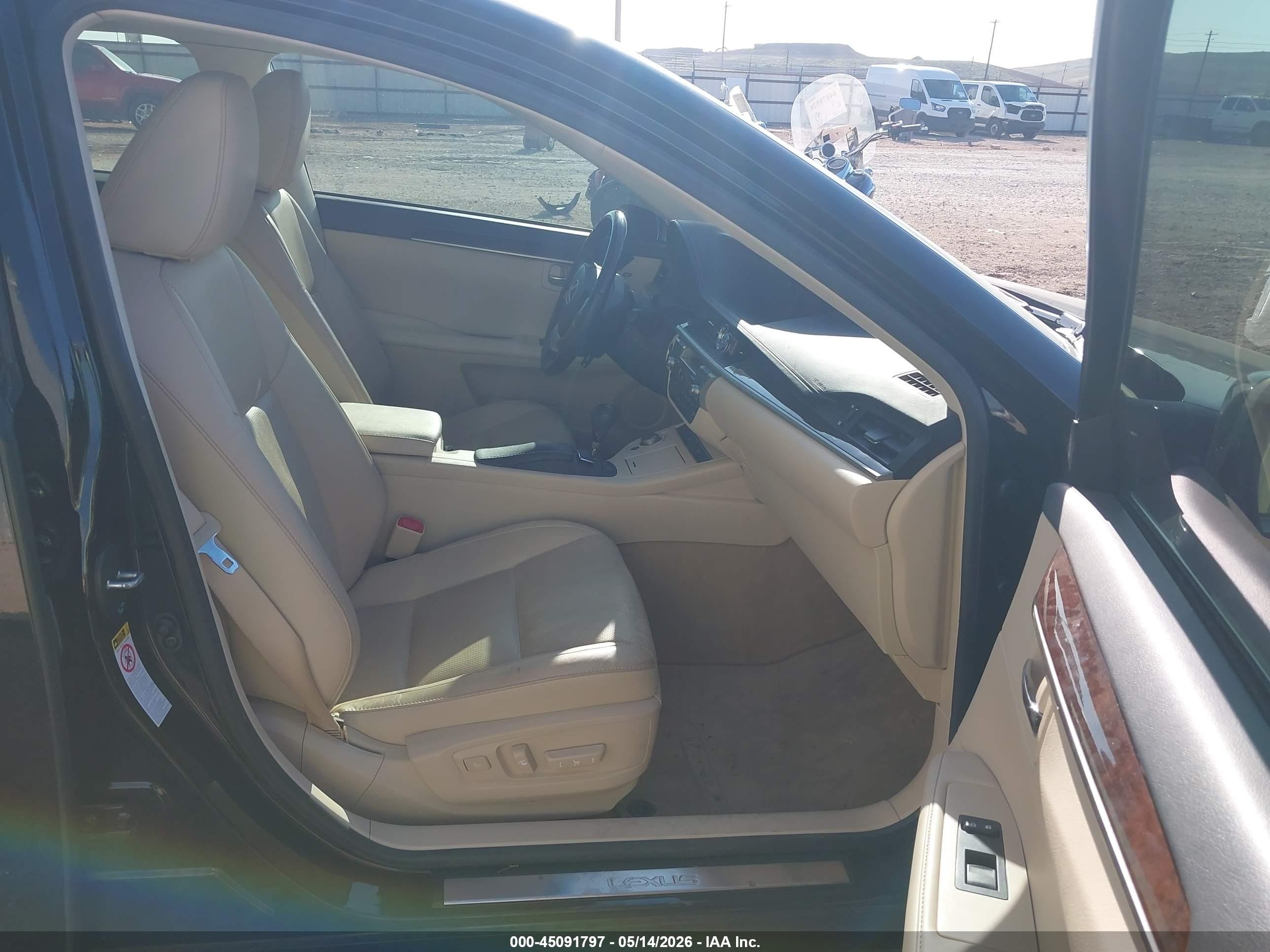 2014 Lexus Es 350   Black vin: JTHBK1GGXE2091333