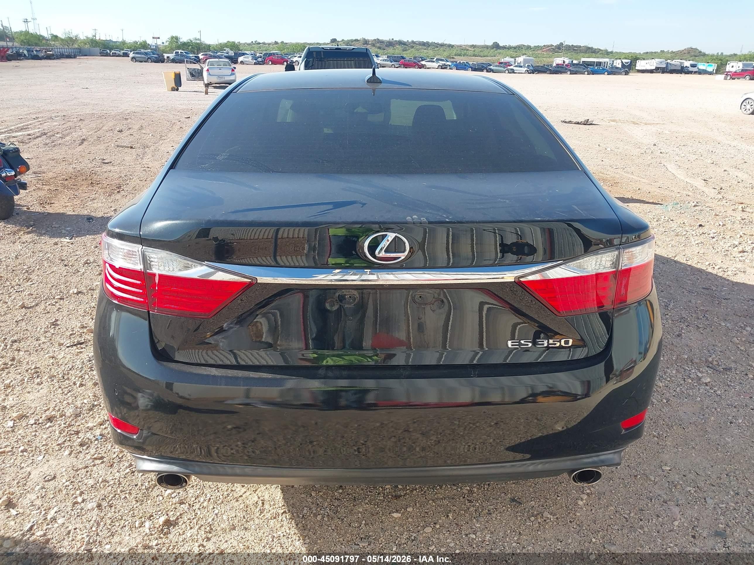 2014 Lexus Es 350   Black vin: JTHBK1GGXE2091333