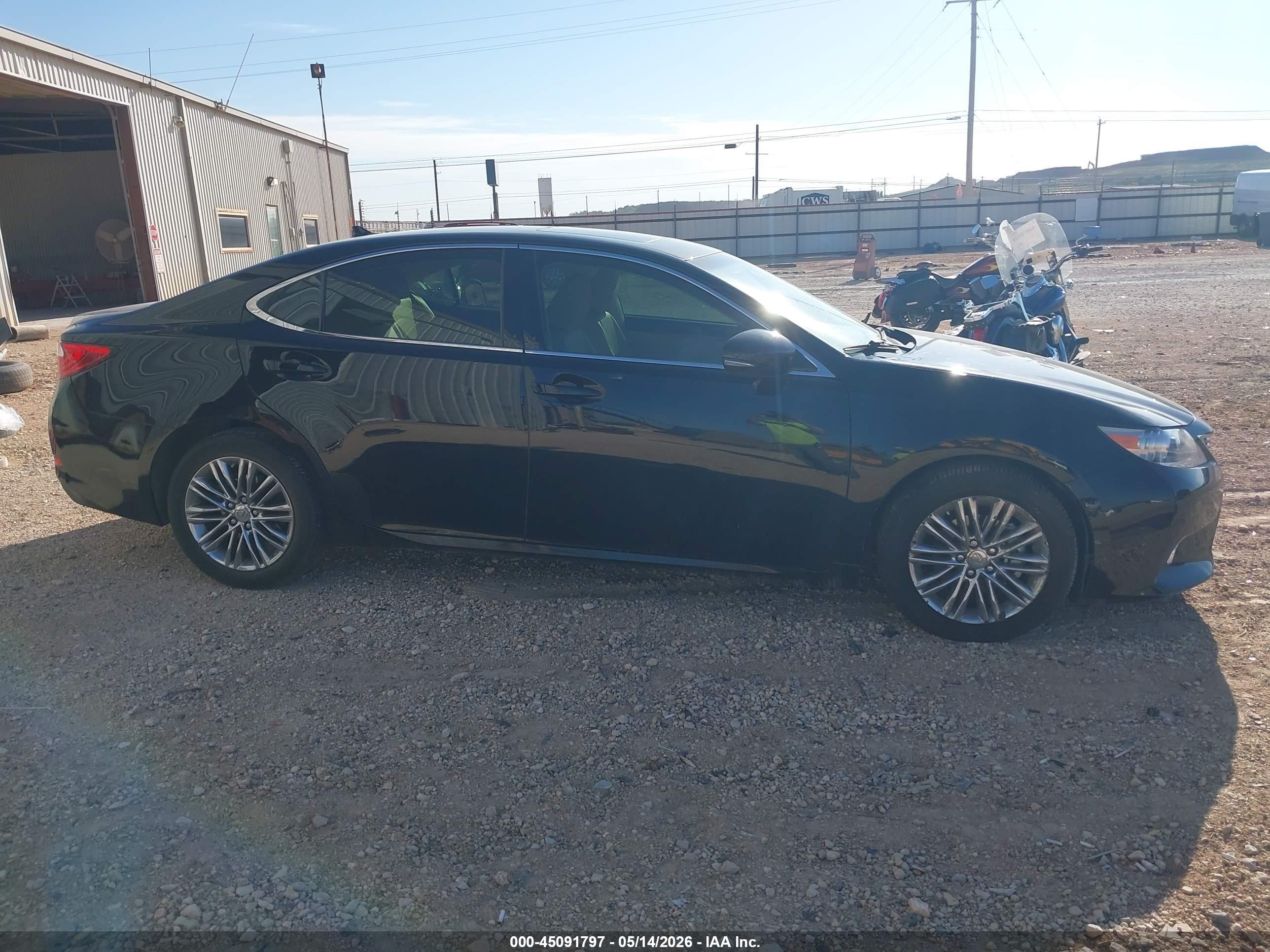 2014 Lexus Es 350   Black vin: JTHBK1GGXE2091333