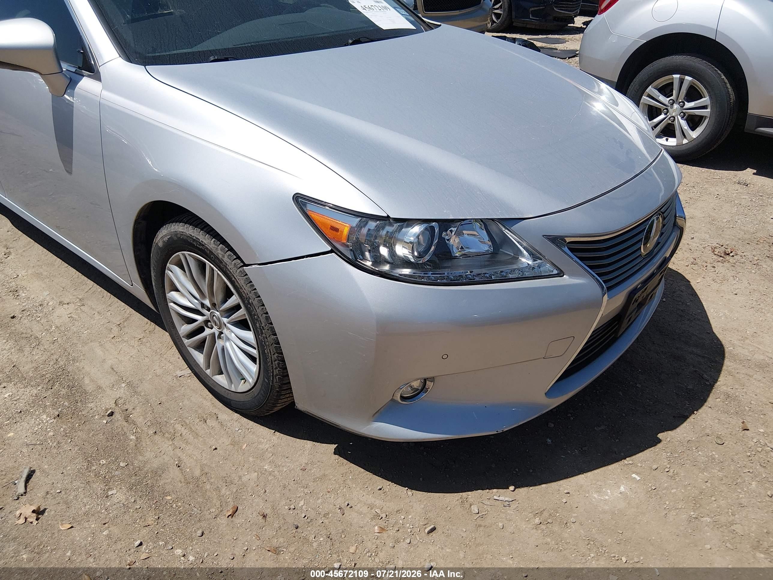 2014 Lexus Es 350   Silver vin: JTHBK1GGXE2093146