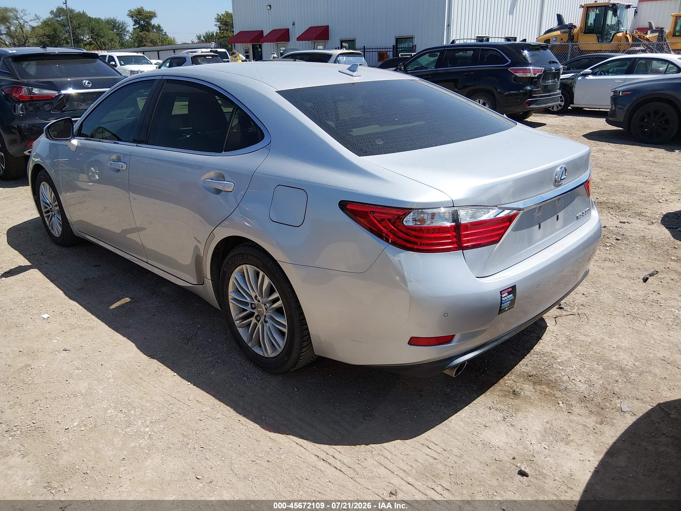 2014 Lexus Es 350   Silver vin: JTHBK1GGXE2093146