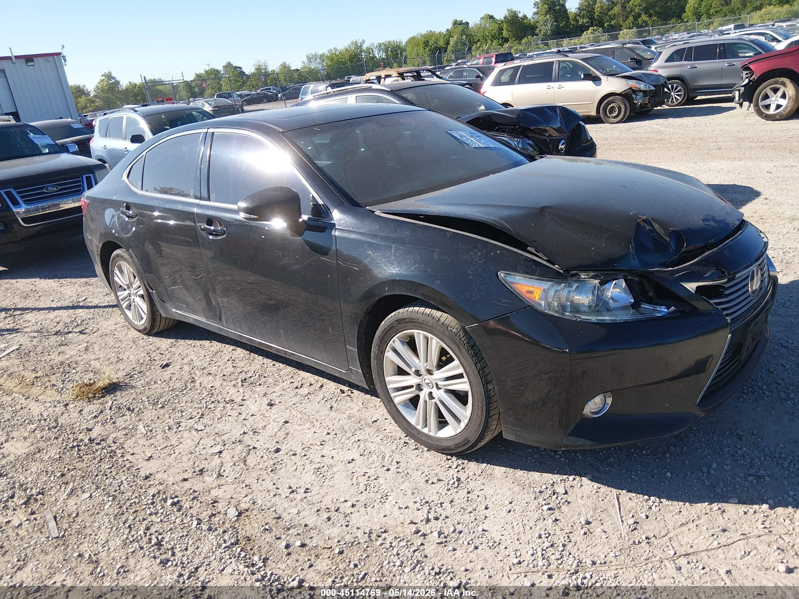 2014 Lexus Es 350   Black vin: JTHBK1GGXE2099190