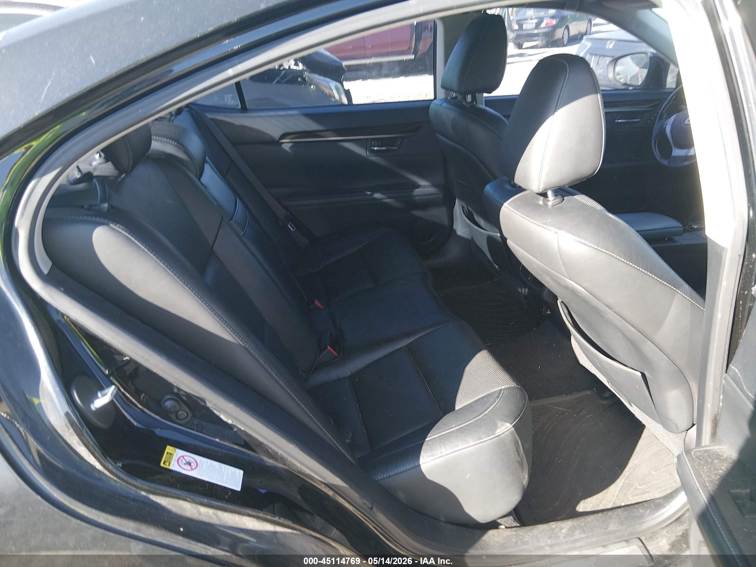 2014 Lexus Es 350   Black vin: JTHBK1GGXE2099190