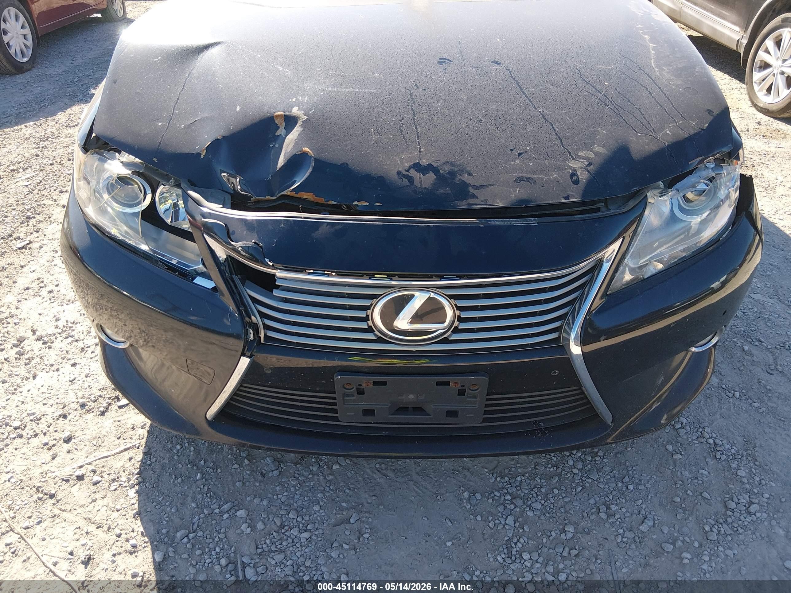 2014 Lexus Es 350   Black vin: JTHBK1GGXE2099190
