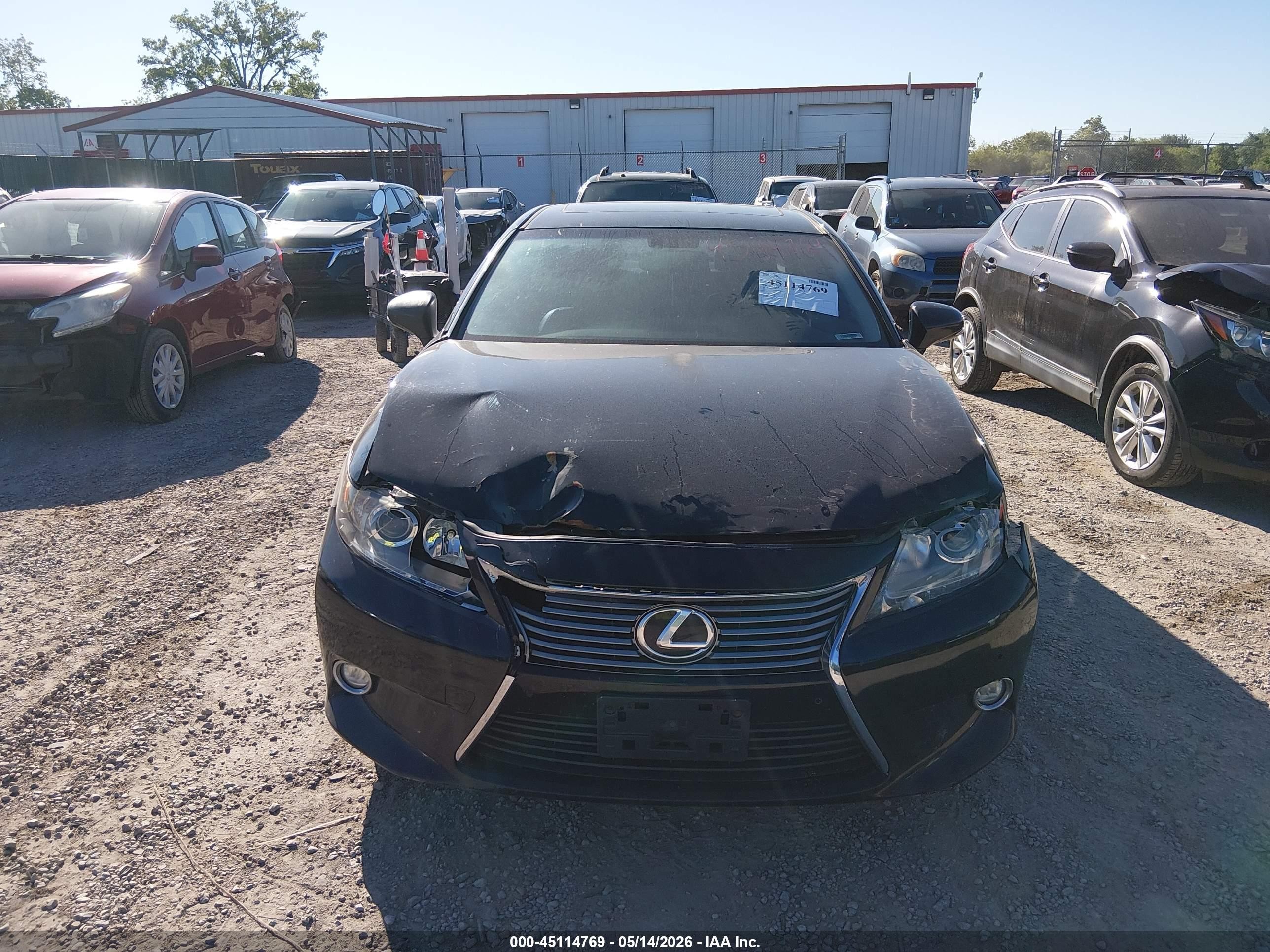 2014 Lexus Es 350   Black vin: JTHBK1GGXE2099190