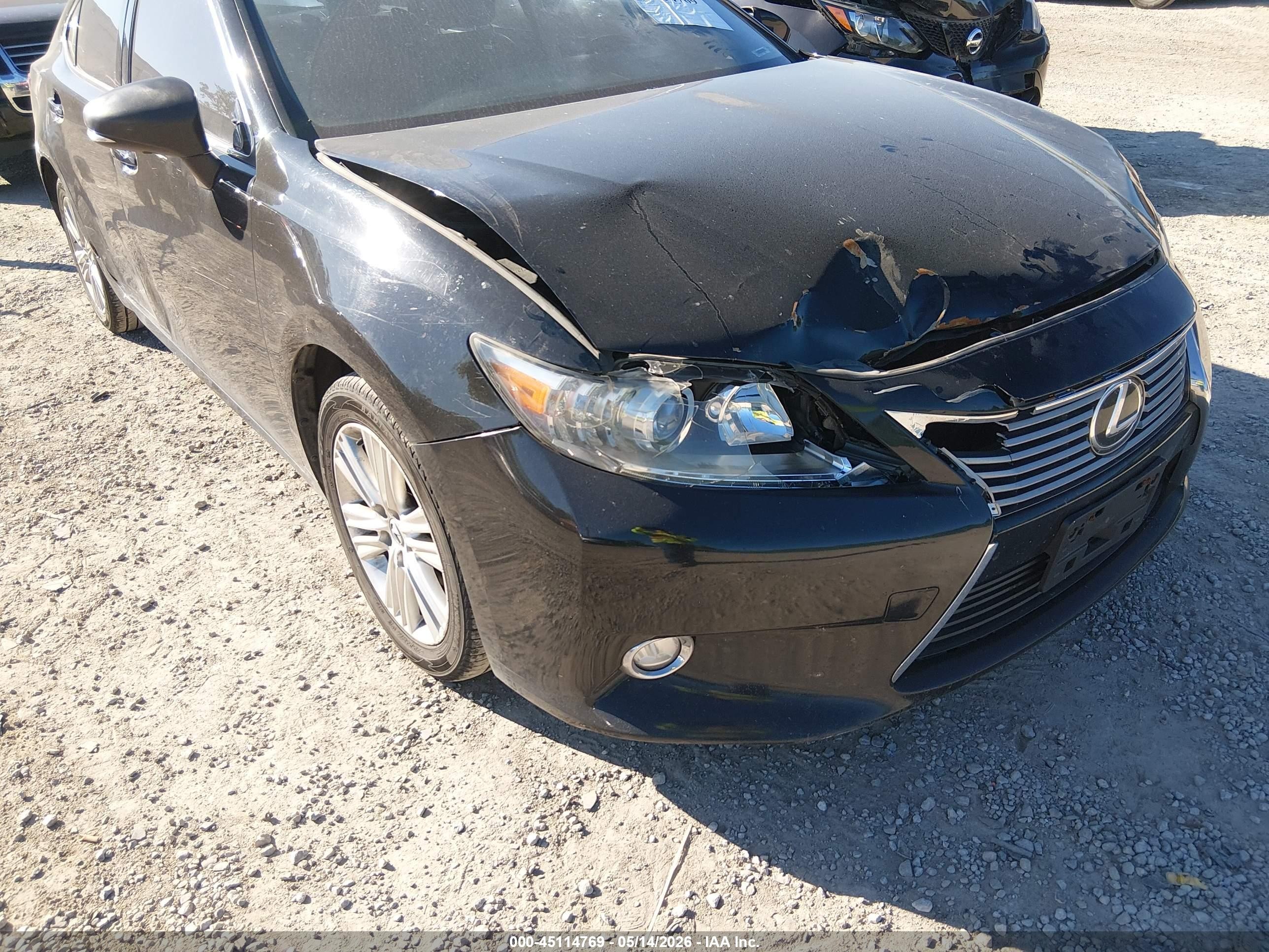 2014 Lexus Es 350   Black vin: JTHBK1GGXE2099190