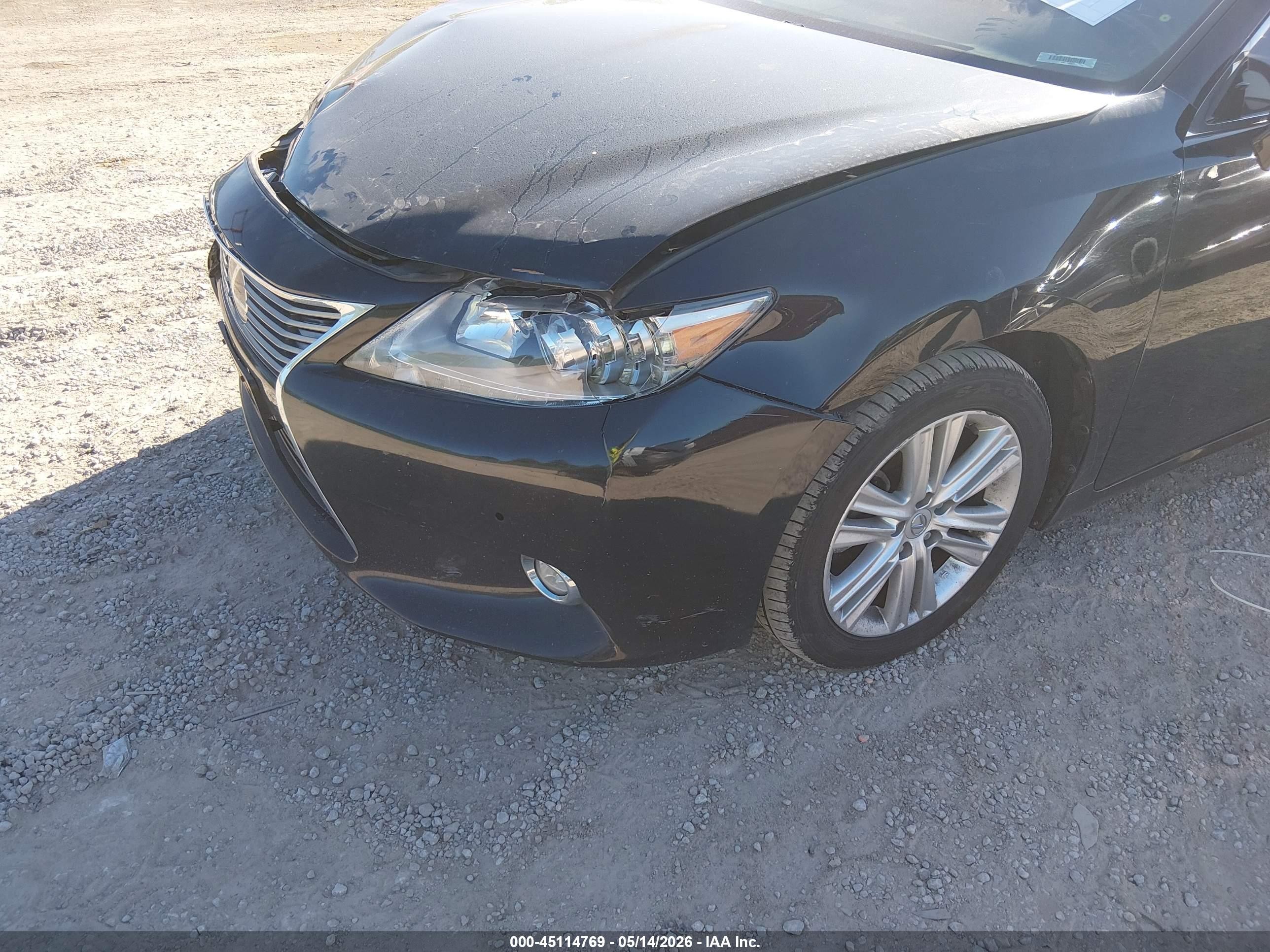 2014 Lexus Es 350   Black vin: JTHBK1GGXE2099190