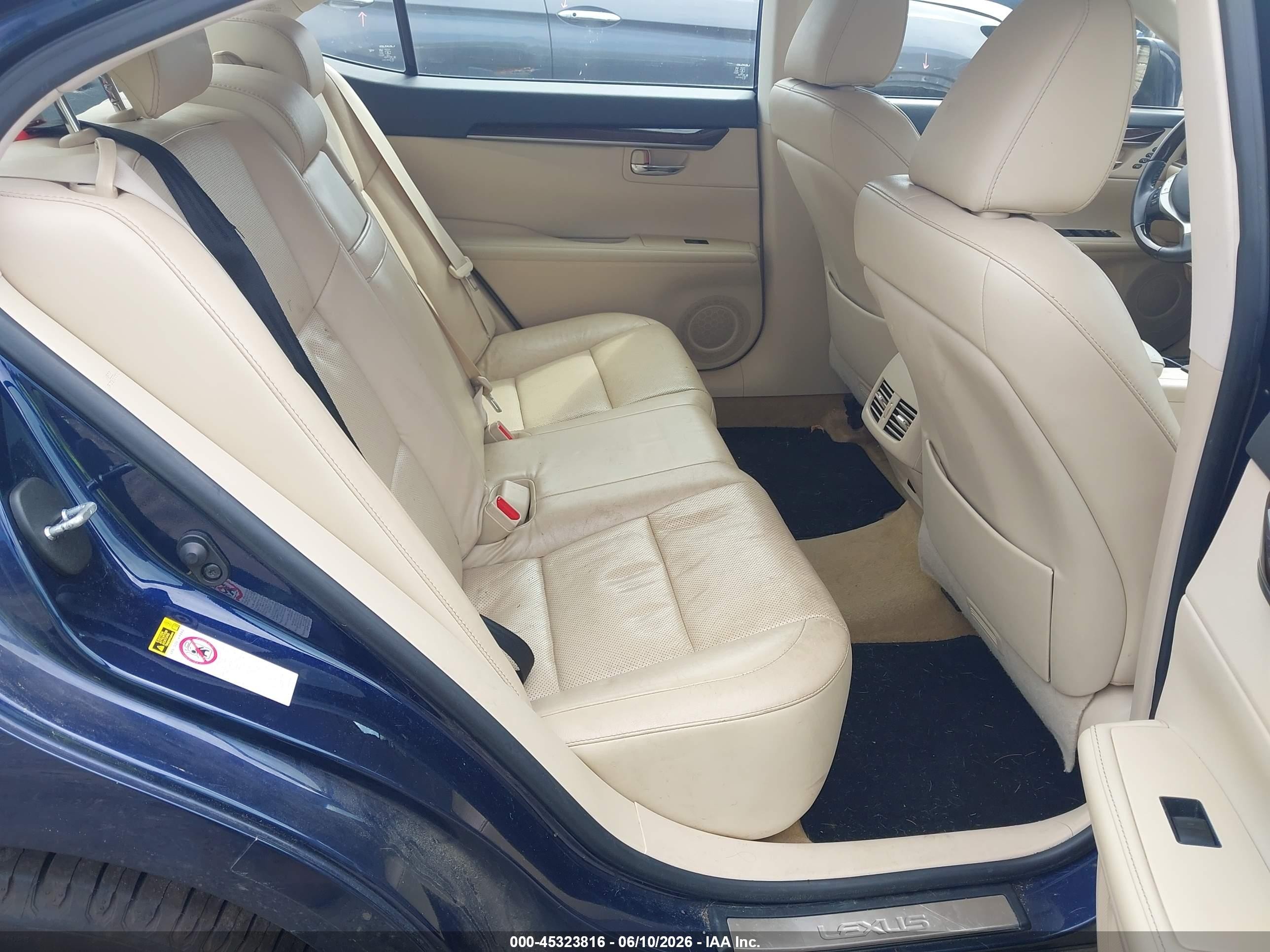 2014 Lexus Es 350 Dark Blue vin: JTHBK1GGXE2103609