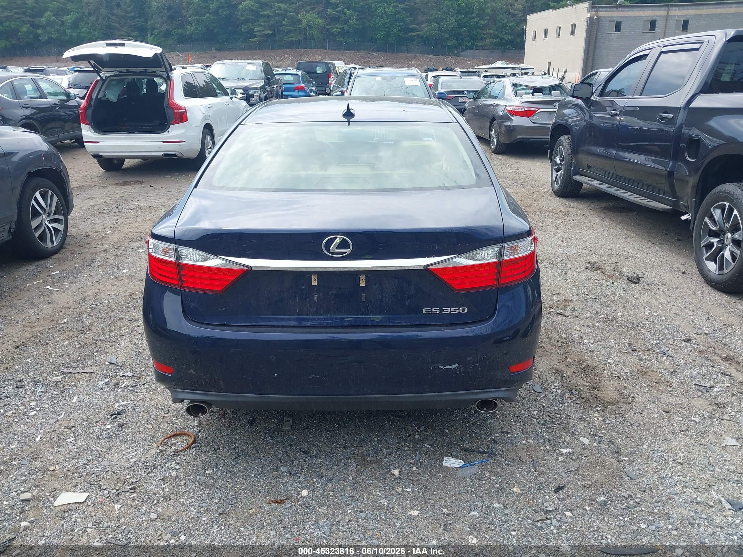 2014 Lexus Es 350 Dark Blue vin: JTHBK1GGXE2103609