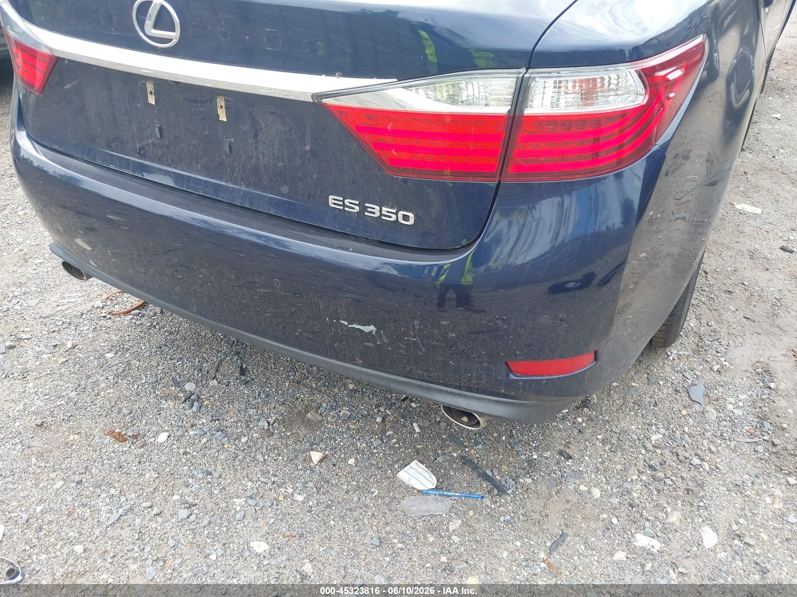 2014 Lexus Es 350 Dark Blue vin: JTHBK1GGXE2103609