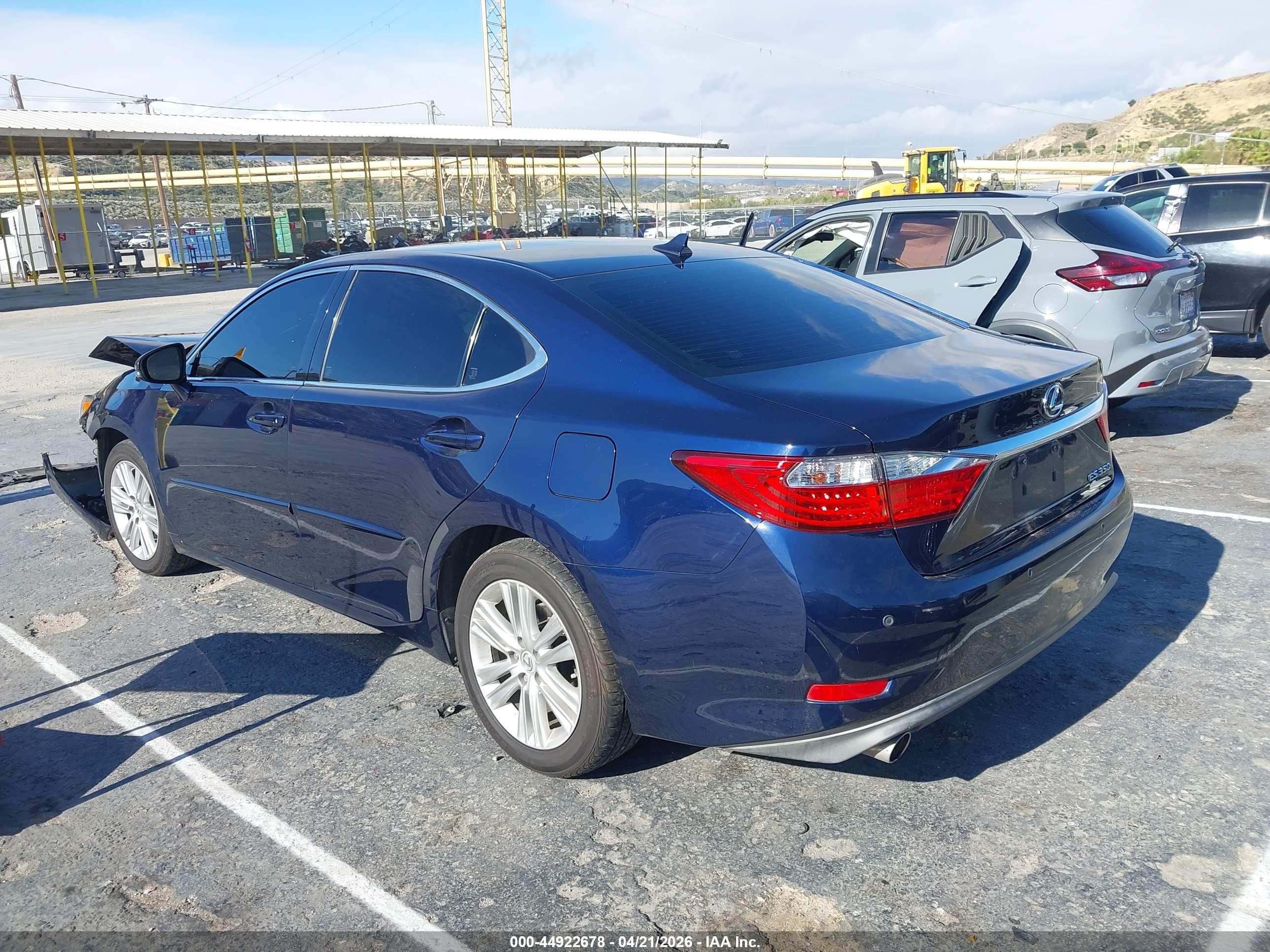 2014 Lexus Es 350 Blue vin: JTHBK1GGXE2109913