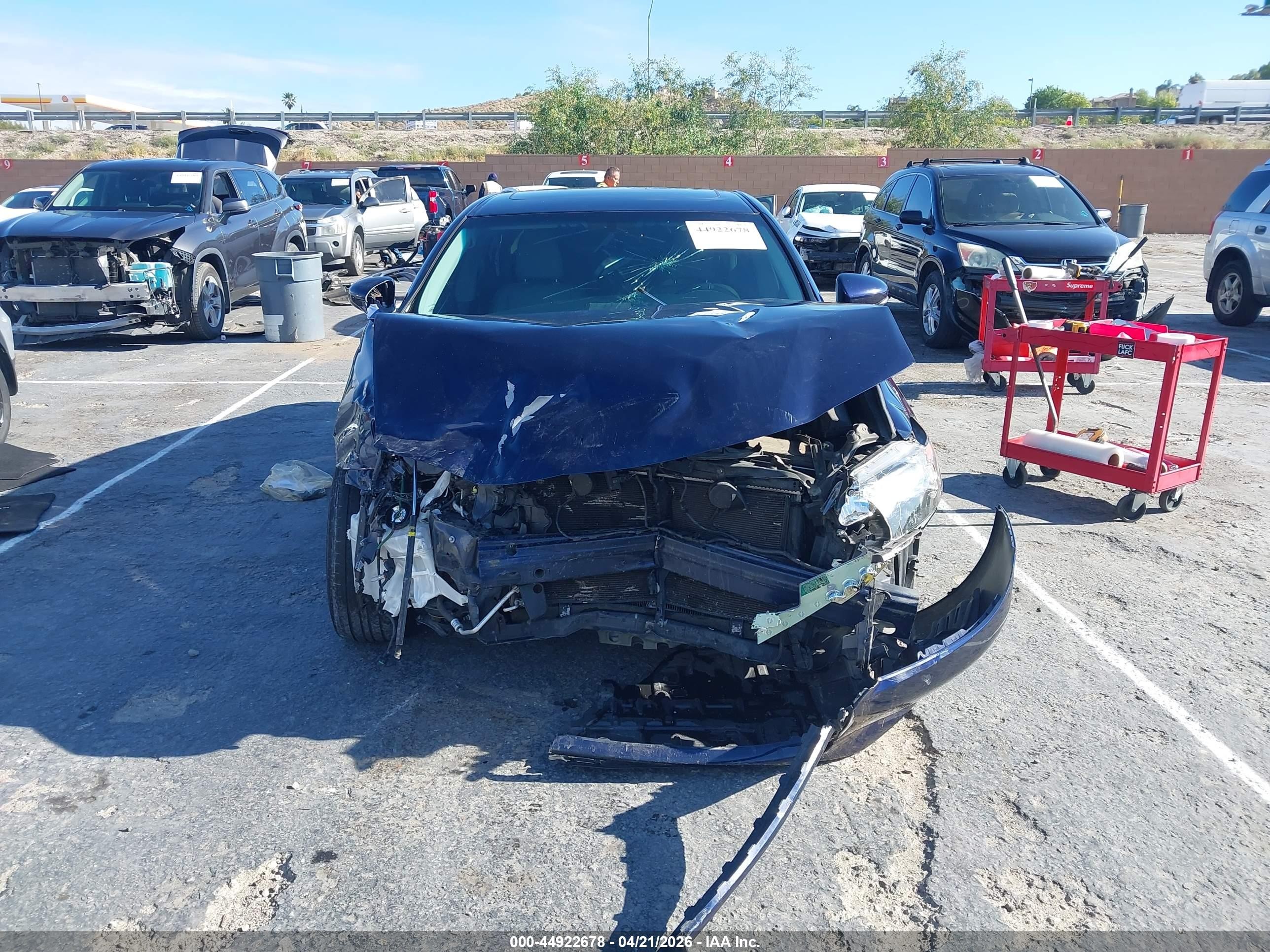 2014 Lexus Es 350 Blue vin: JTHBK1GGXE2109913