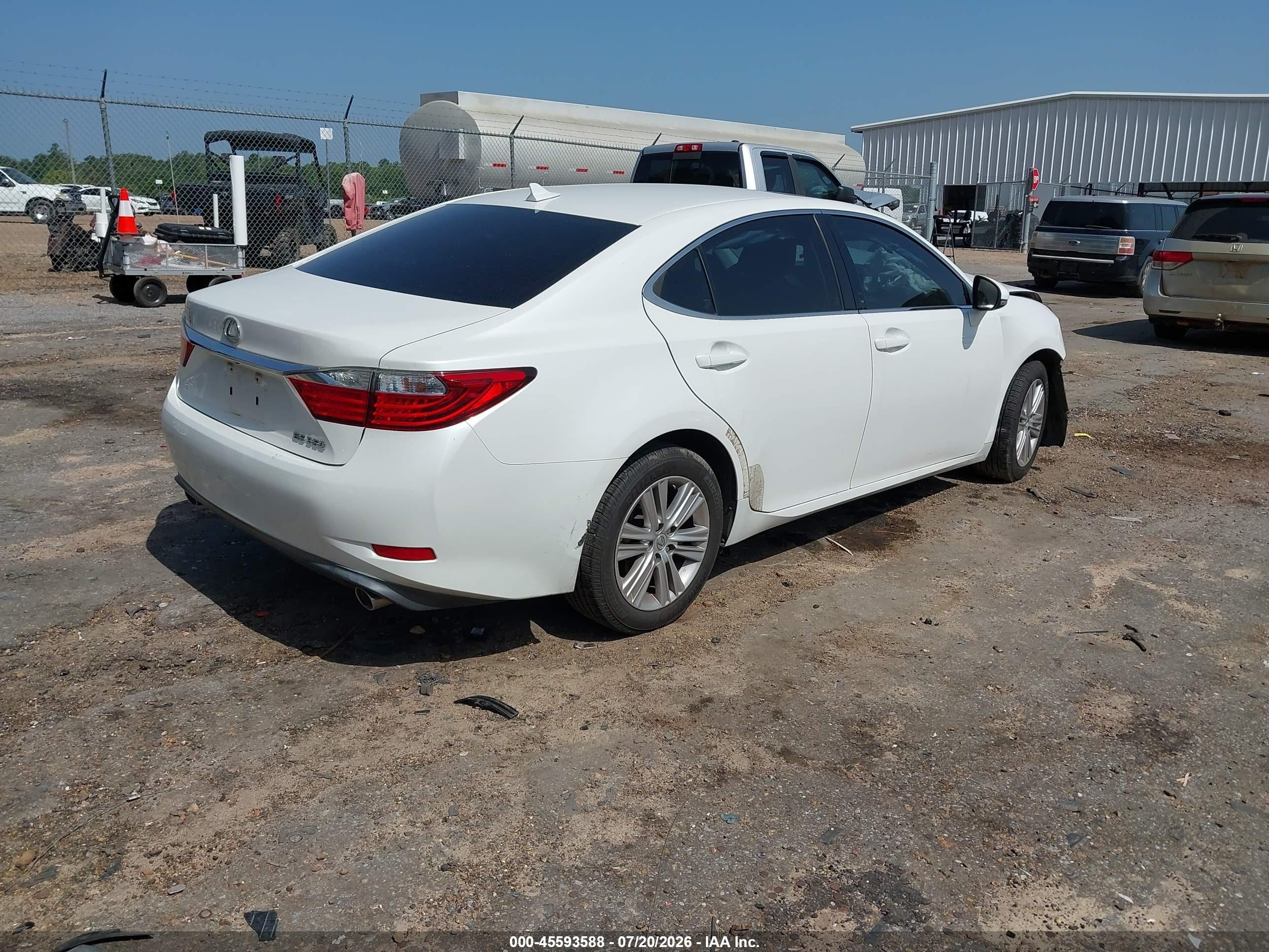 2014 Lexus Es 350 White vin: JTHBK1GGXE2113072