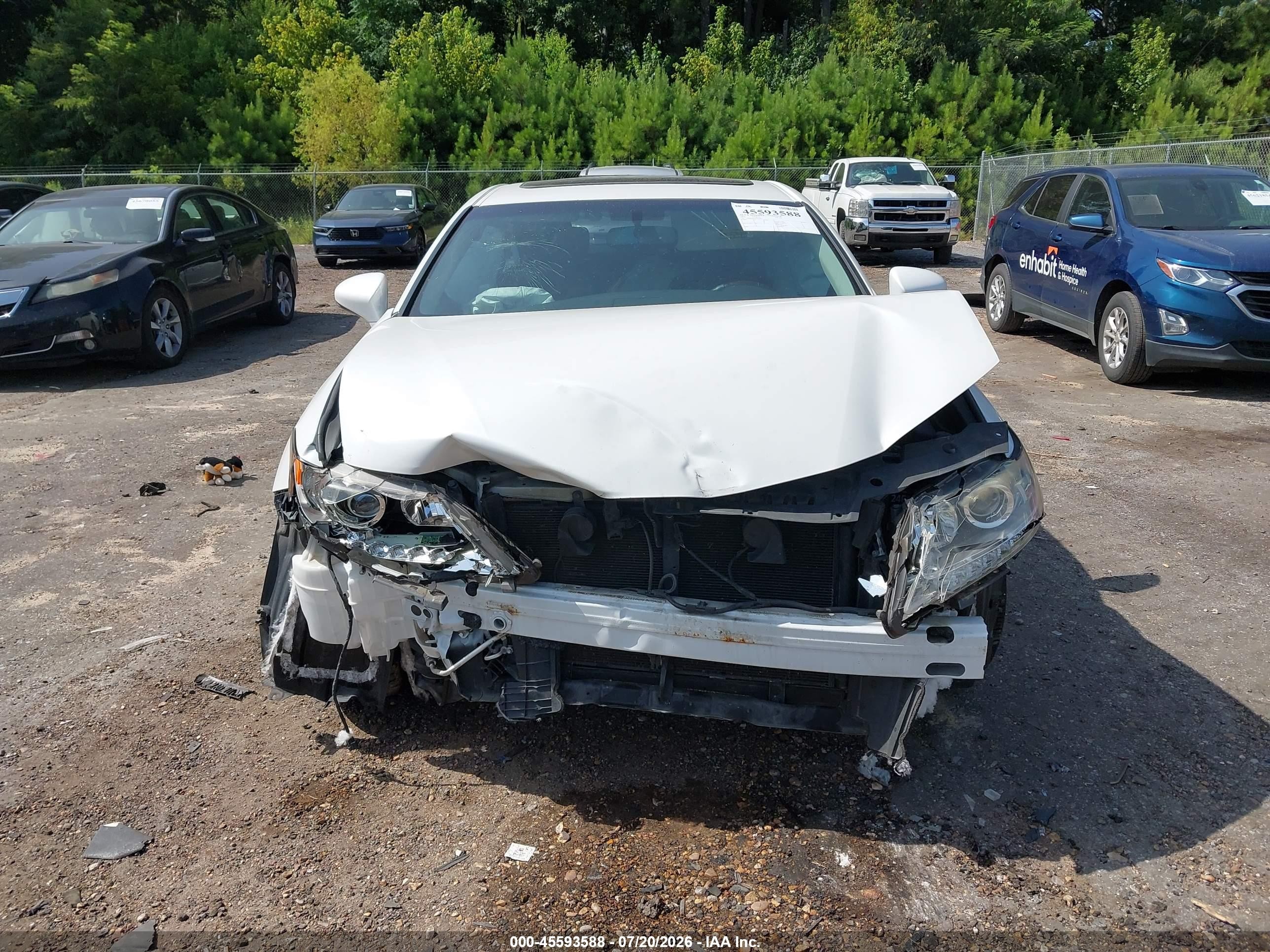 2014 Lexus Es 350 White vin: JTHBK1GGXE2113072