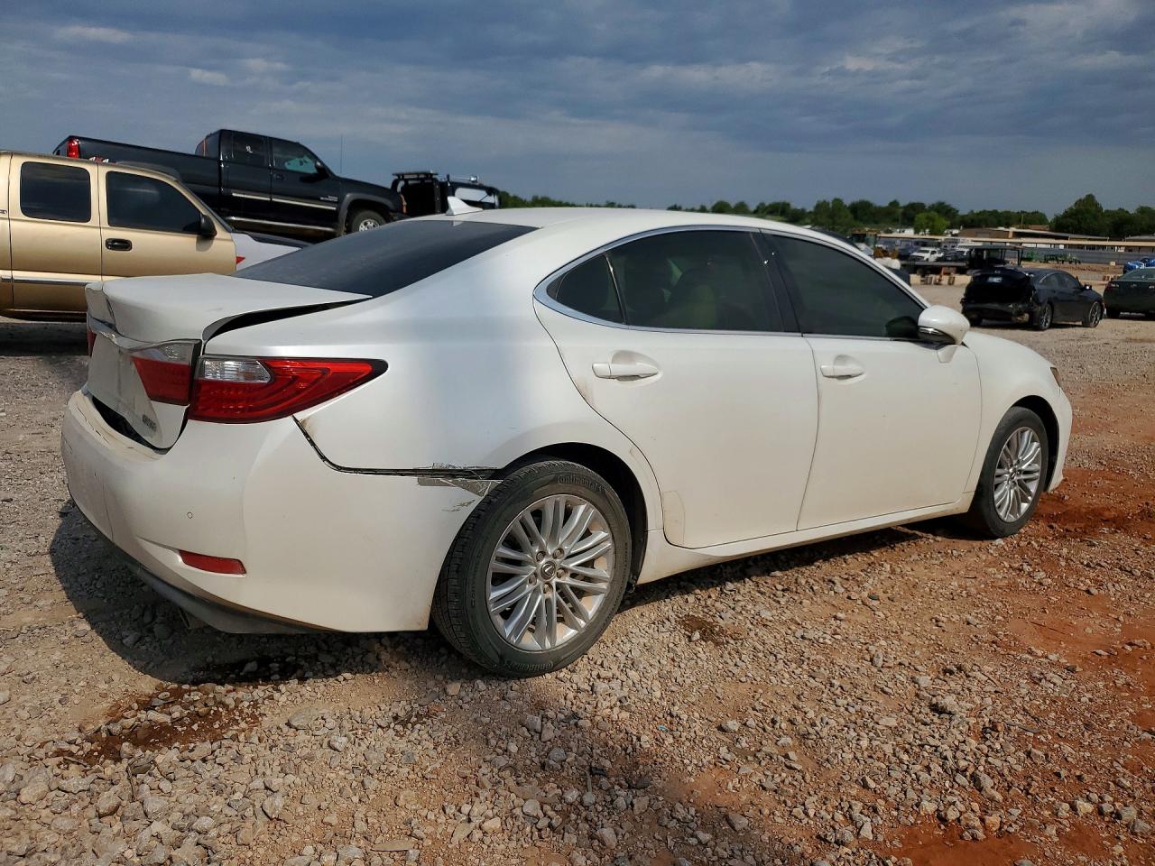 2014 Lexus Es 350 White vin: JTHBK1GGXE2113248
