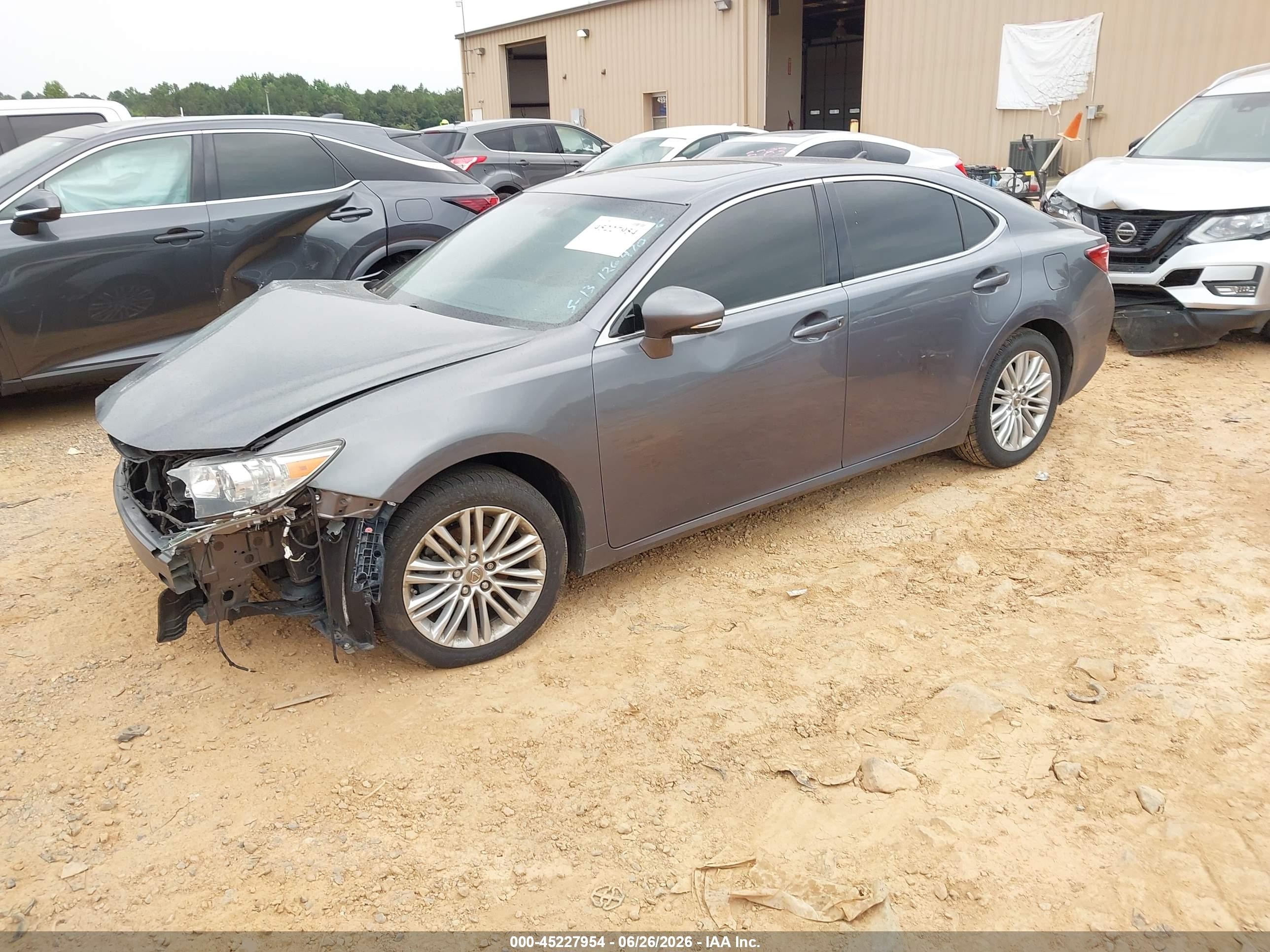 2014 Lexus Es 350   Gray vin: JTHBK1GGXE2126470